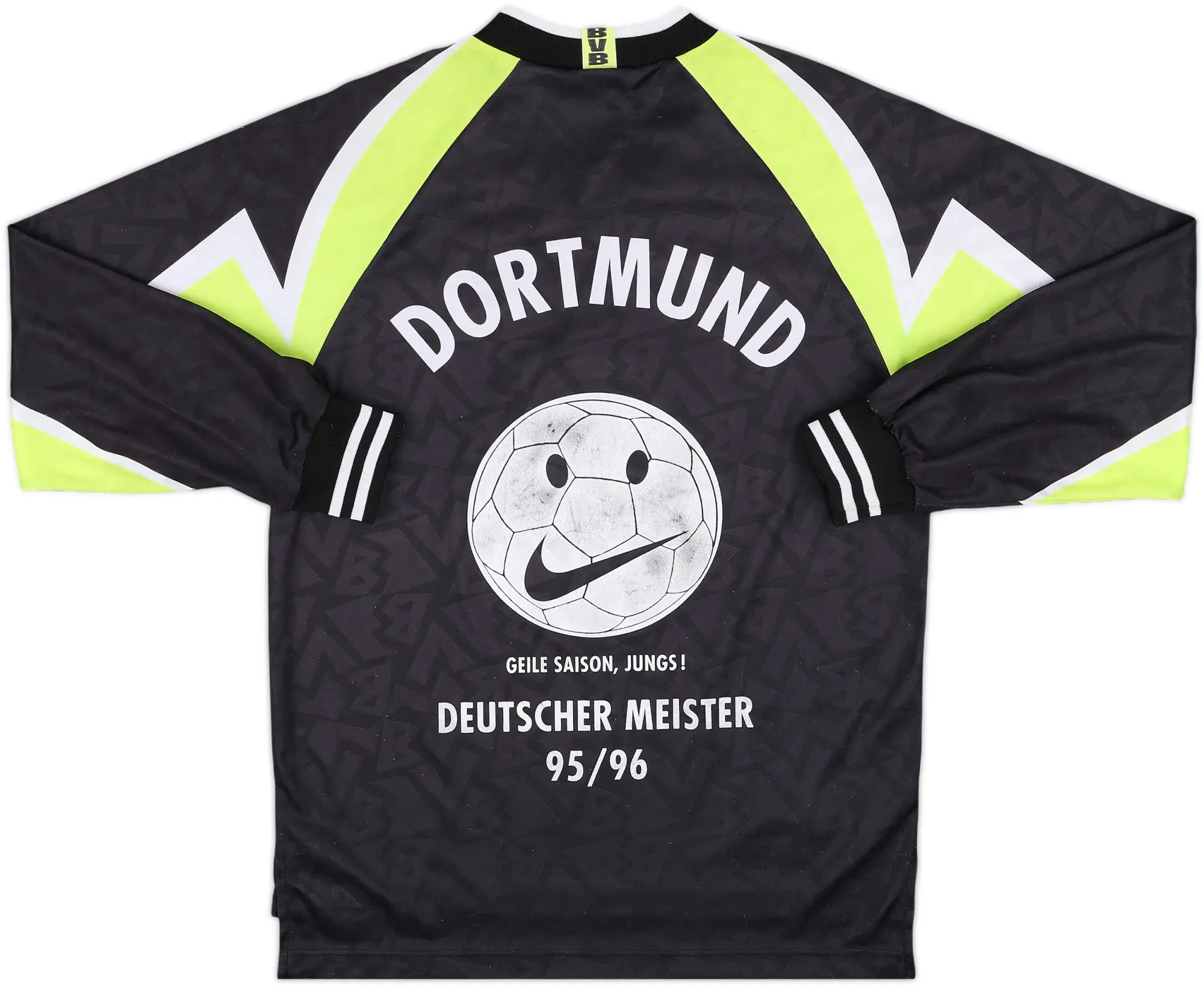 Nike Borussia Dortmund Mens LS Away Shirt 1995/96