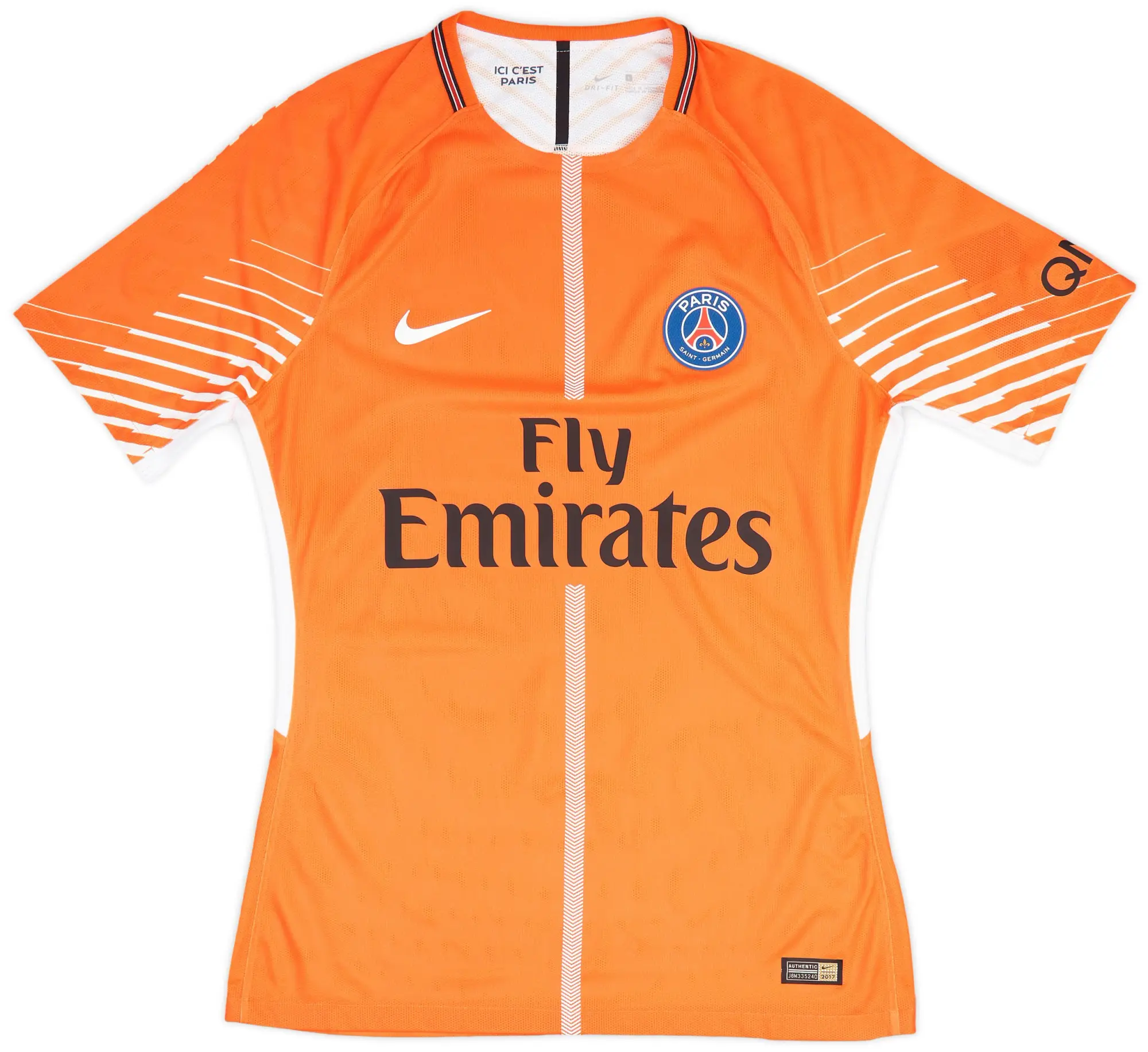 2017-18 Paris Saint-Germain Player Issue GK Home Shirt (L)