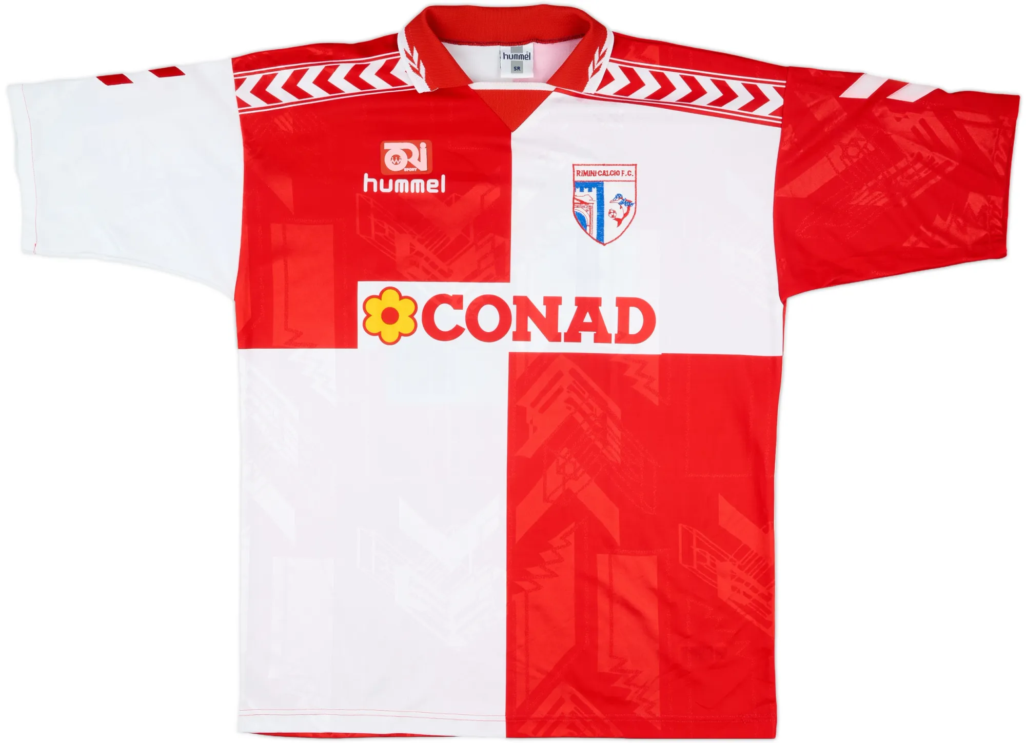 Hummel Rimini FC Mens SS Player Issue Home Shirt 1998/99