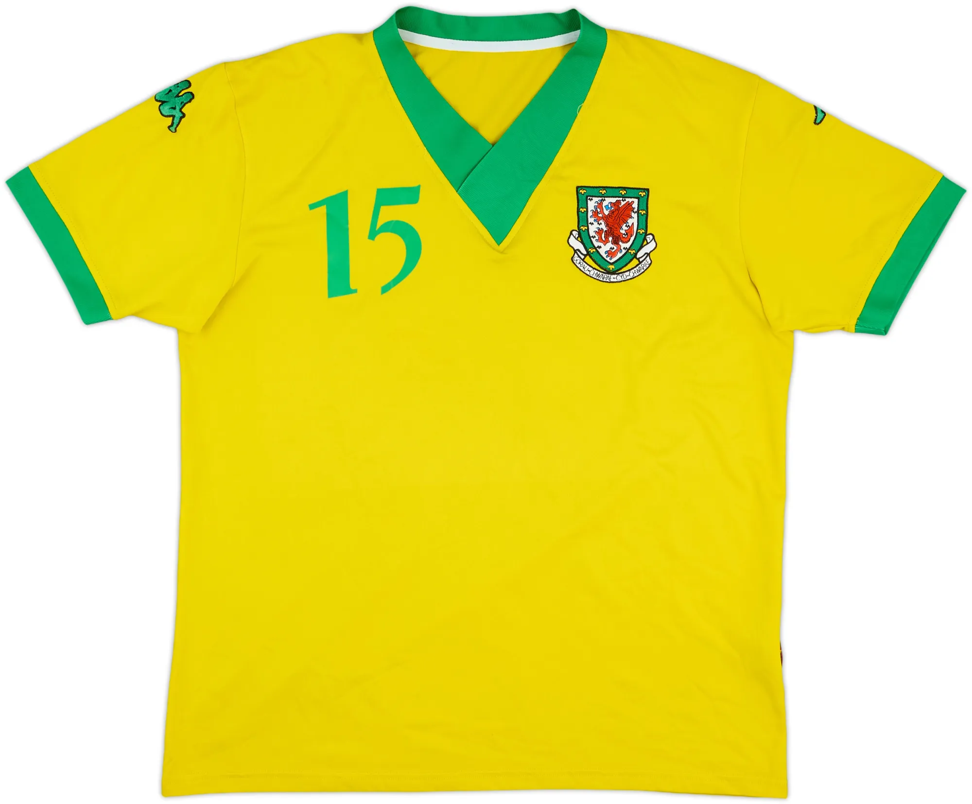 Kappa Wales Mens SS Player Issue Away Shirt 2006