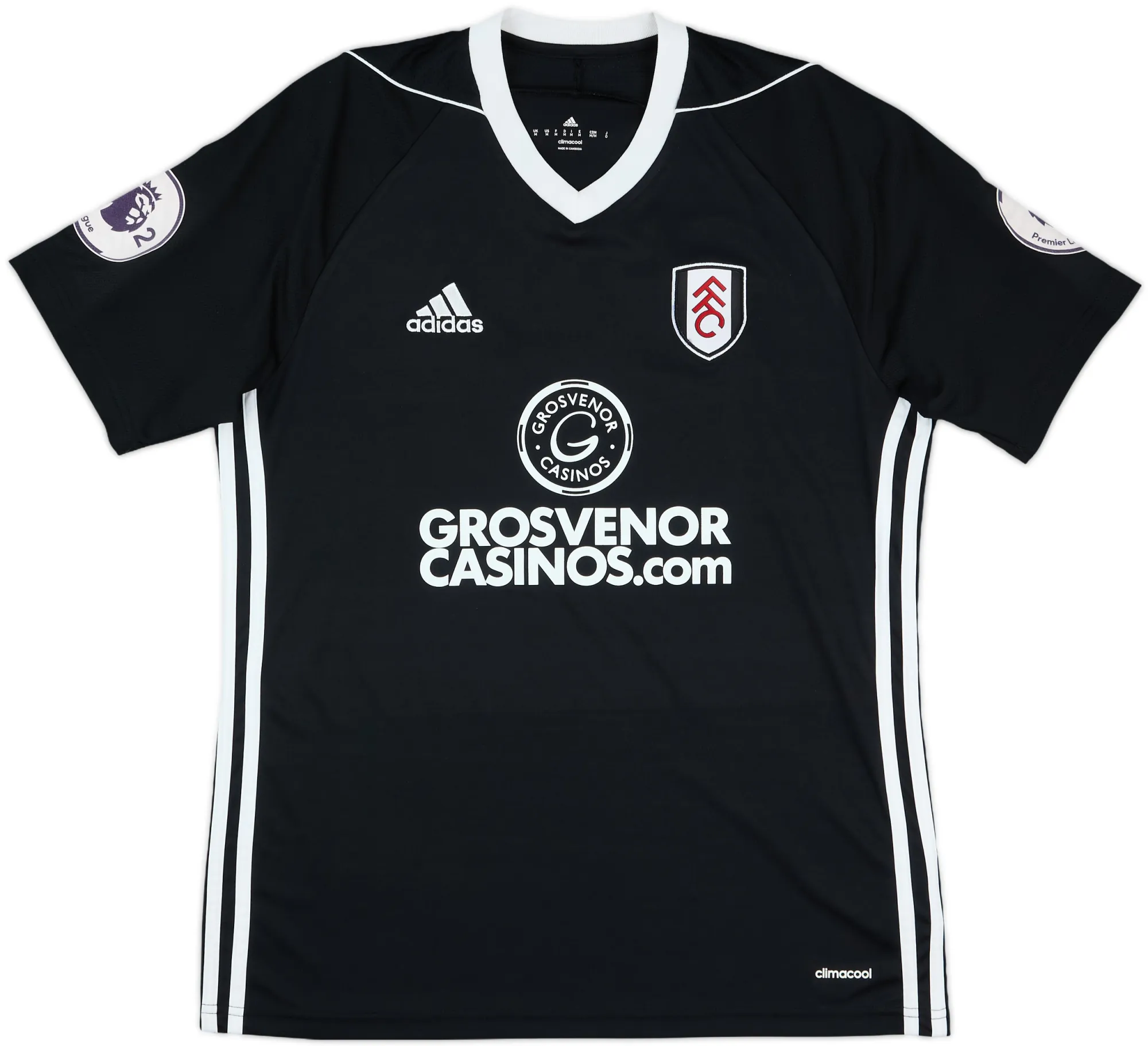 adidas Fulham Mens SS Player Issue Away Shirt 2017/18