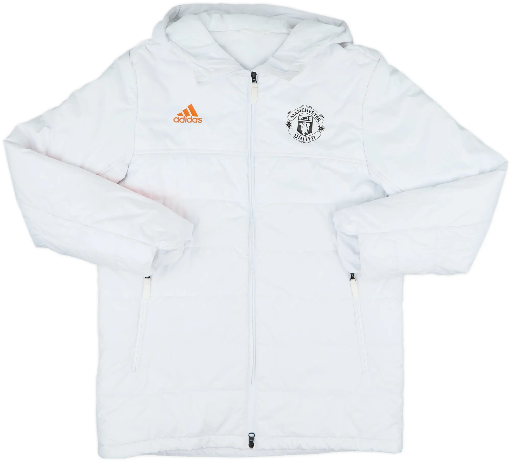 2020-21 Manchester United adidas Padded Bench Coat - 8/10 - (XL)