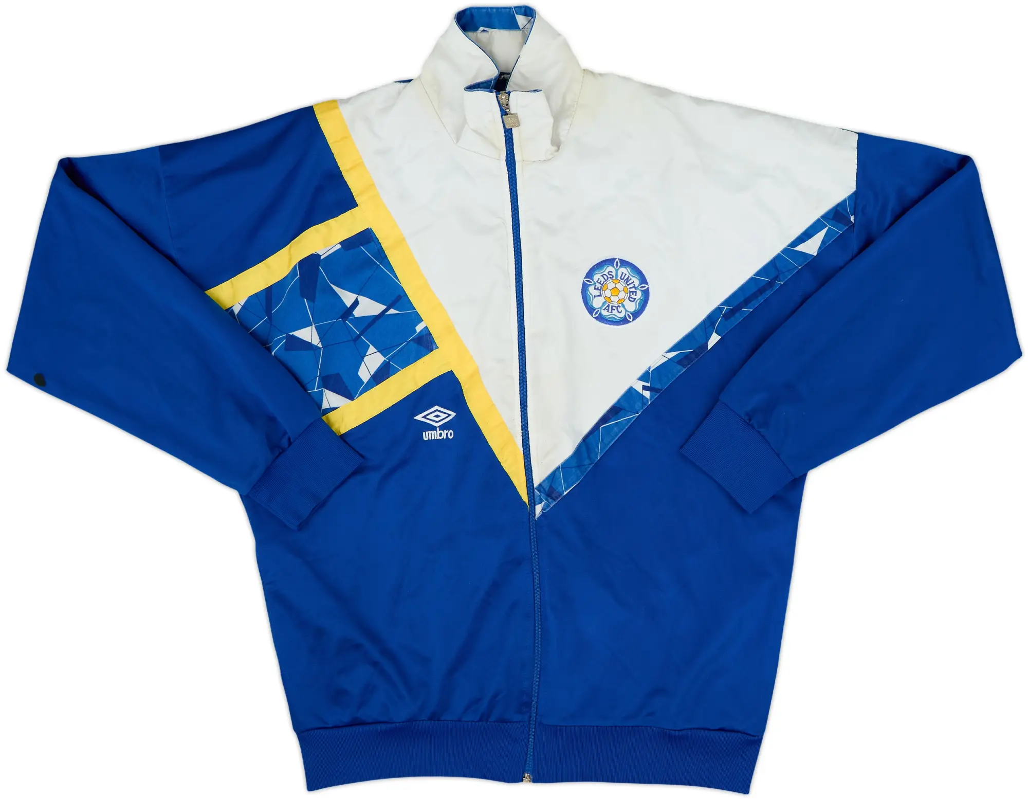 1990-91 Leeds United Umbro Track Jacket - 7/10 - (XXL)
