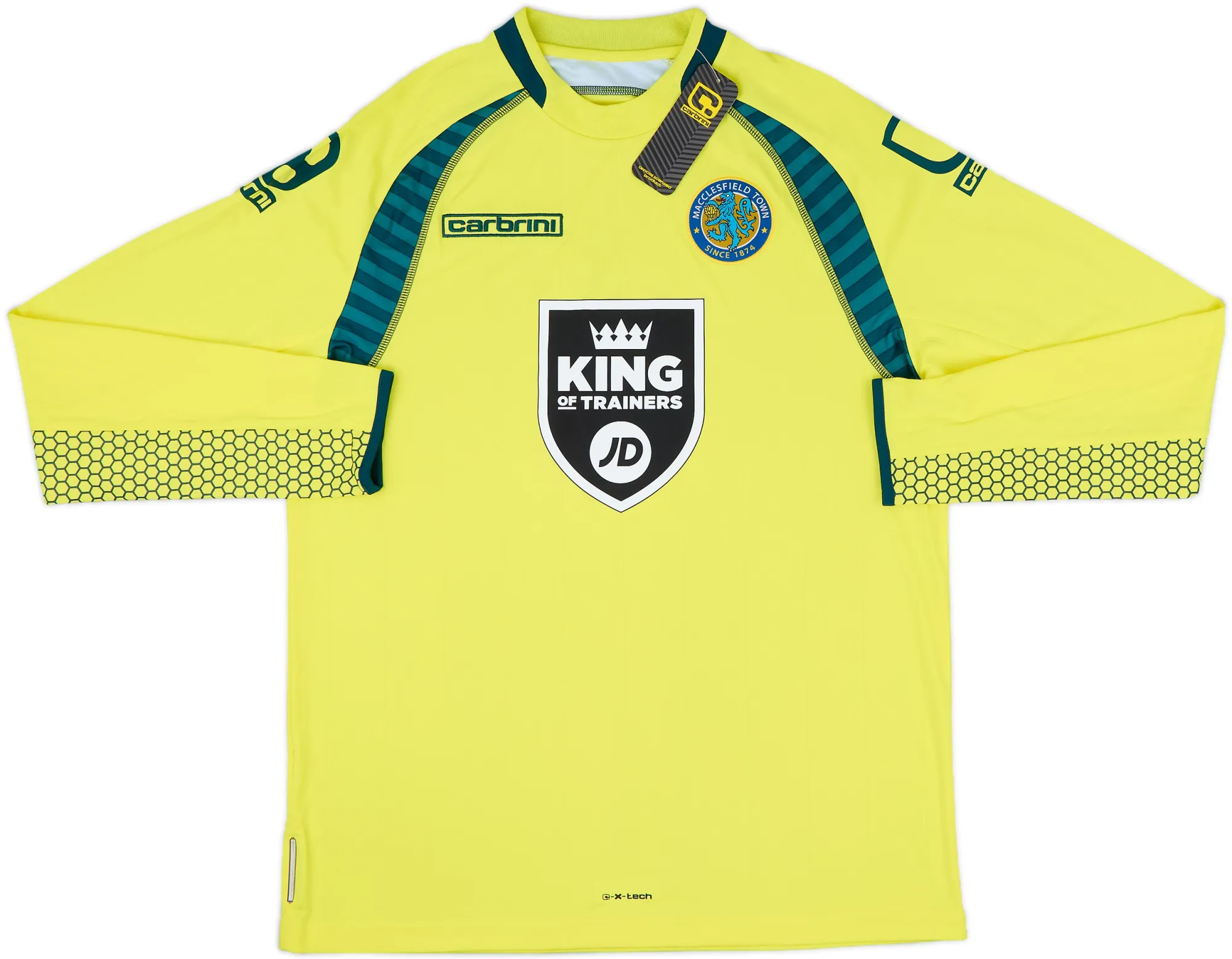 GK Macclesfield Town F.C. Mens LS Goalkeeper Home Shirt 2015/16