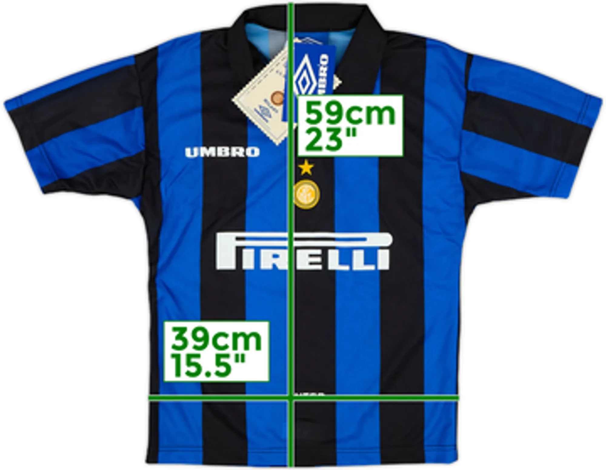 Umbro Inter Milan Boys SS Home Shirt 1997/98