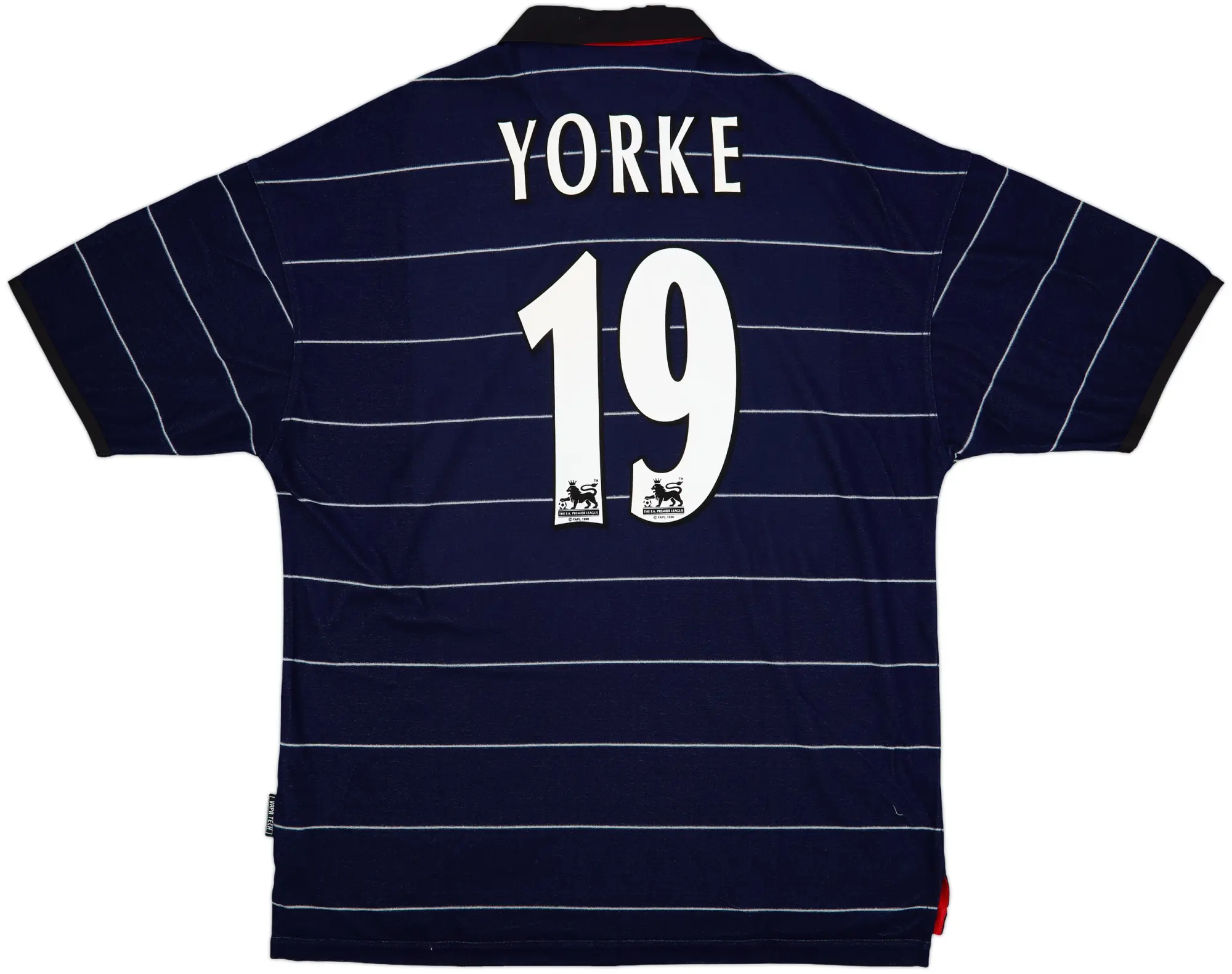 1999-00 Manchester United Away Shirt Yorke #19 (XL)