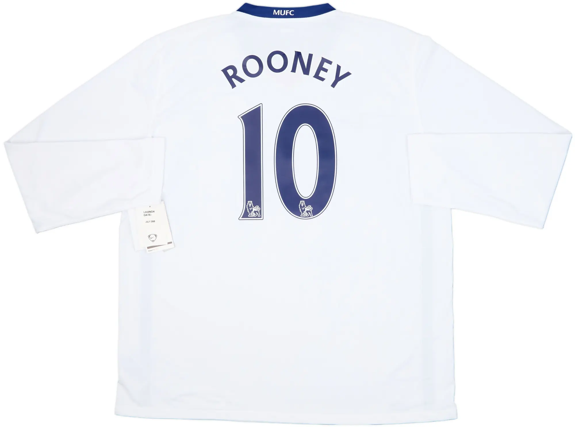 2008-10 Manchester United Away L/S Shirt Rooney #10 (XXL)