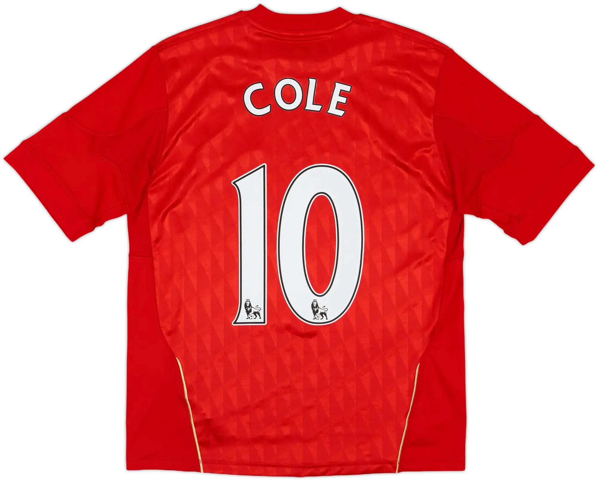 2010-12 Liverpool Home Shirt Cole #10 - 8/10 - (L.Boys)
