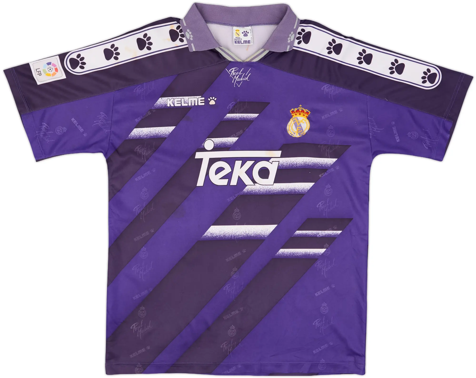 1994-96 Real Madrid Away Shirt - 7/10 - (XL)