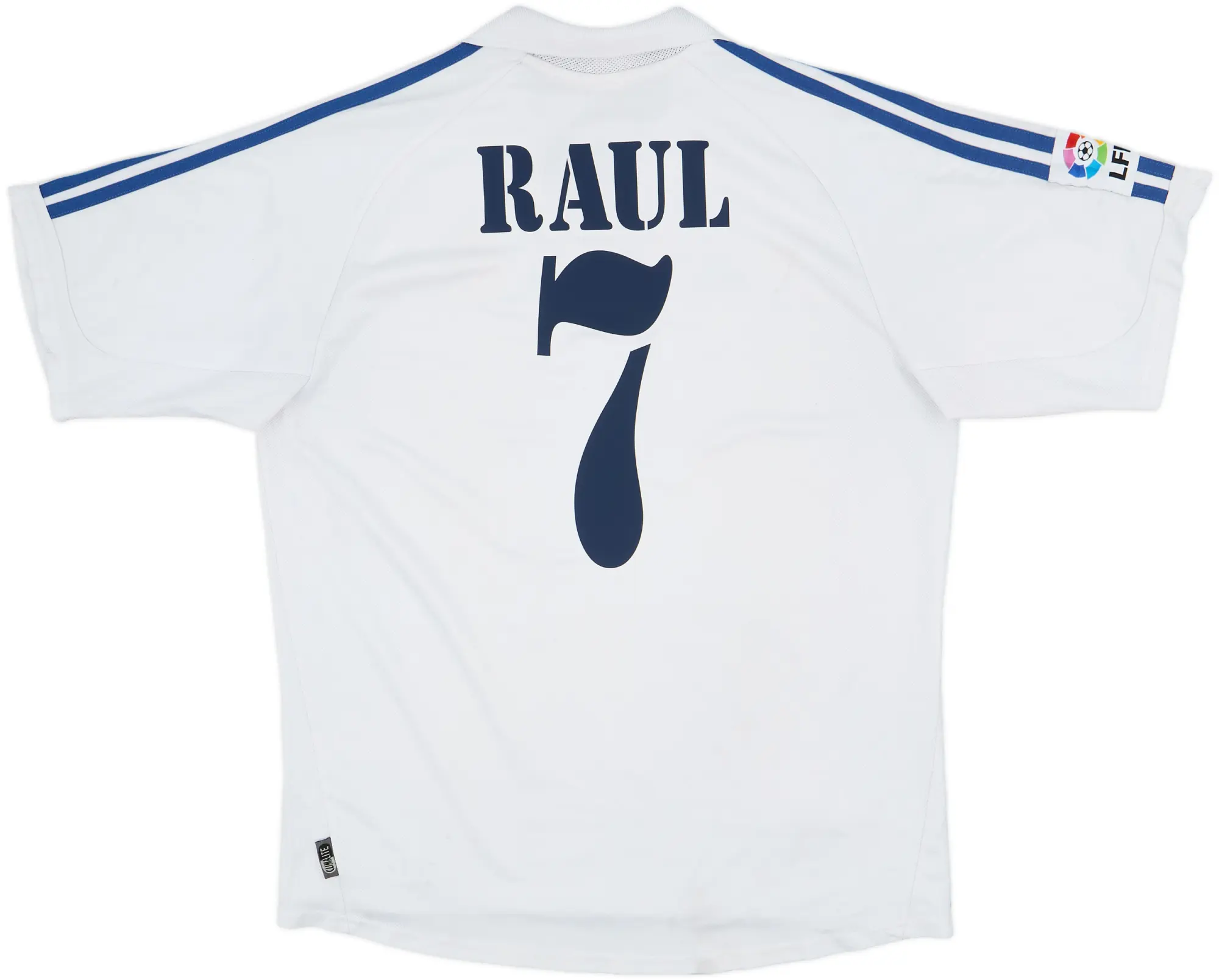 2001 Real Madrid Home Shirt Raul #7 - 5/10 - (L)