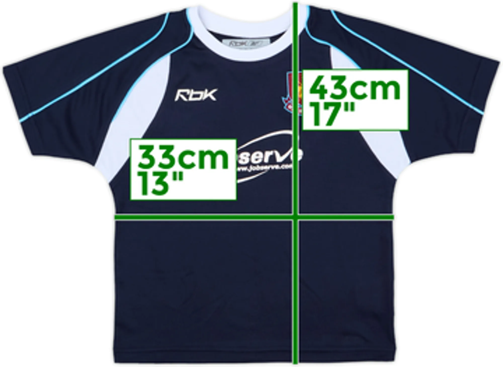 Reebok West Ham United Mens SS Away Shirt 2006/07