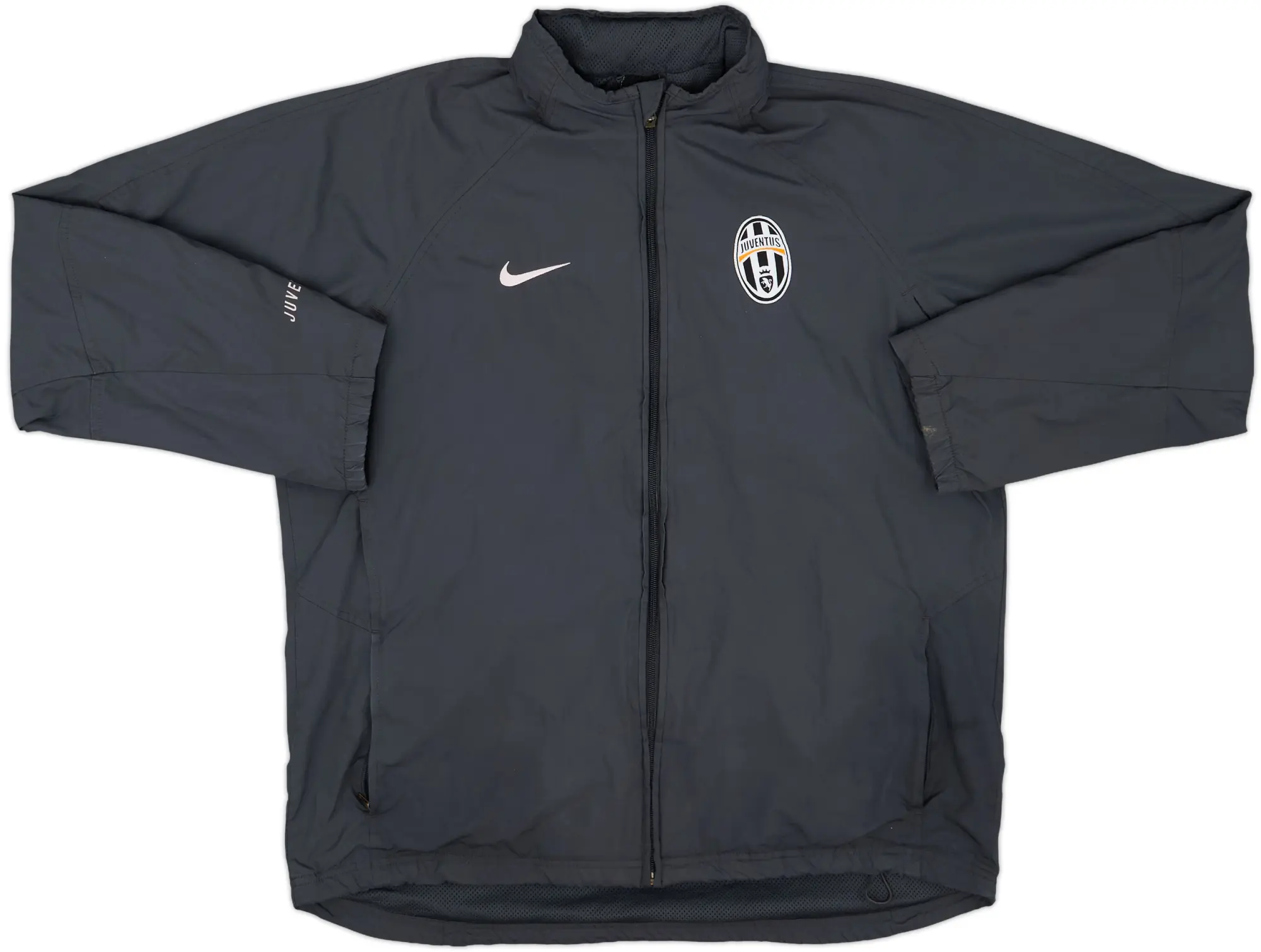 2008-09 Juventus Nike Hooded Track Jacket - 9/10 - (L)