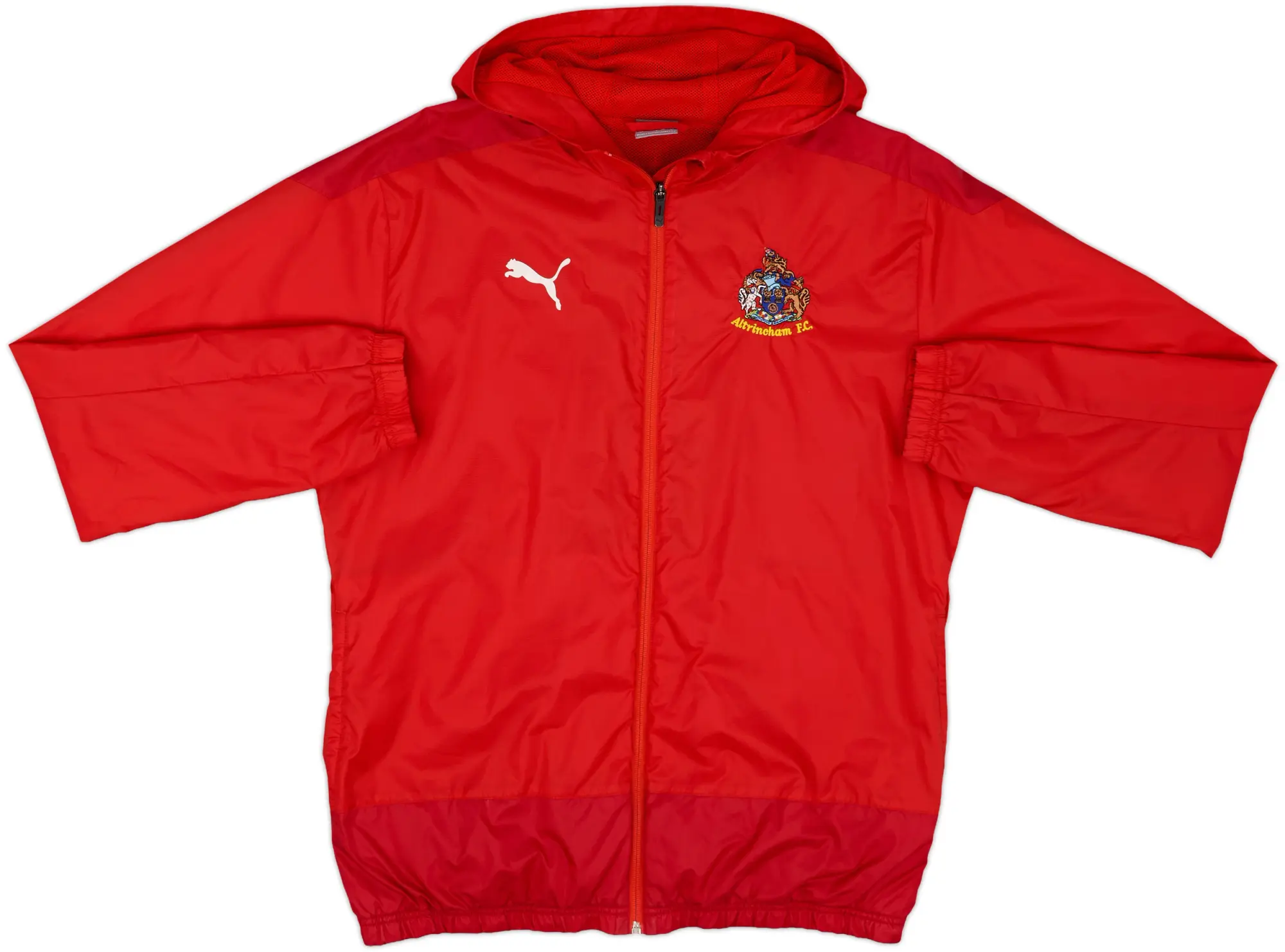 2021-22 Altrincham Puma Hooded Rain Coat - 9/10 - (L)