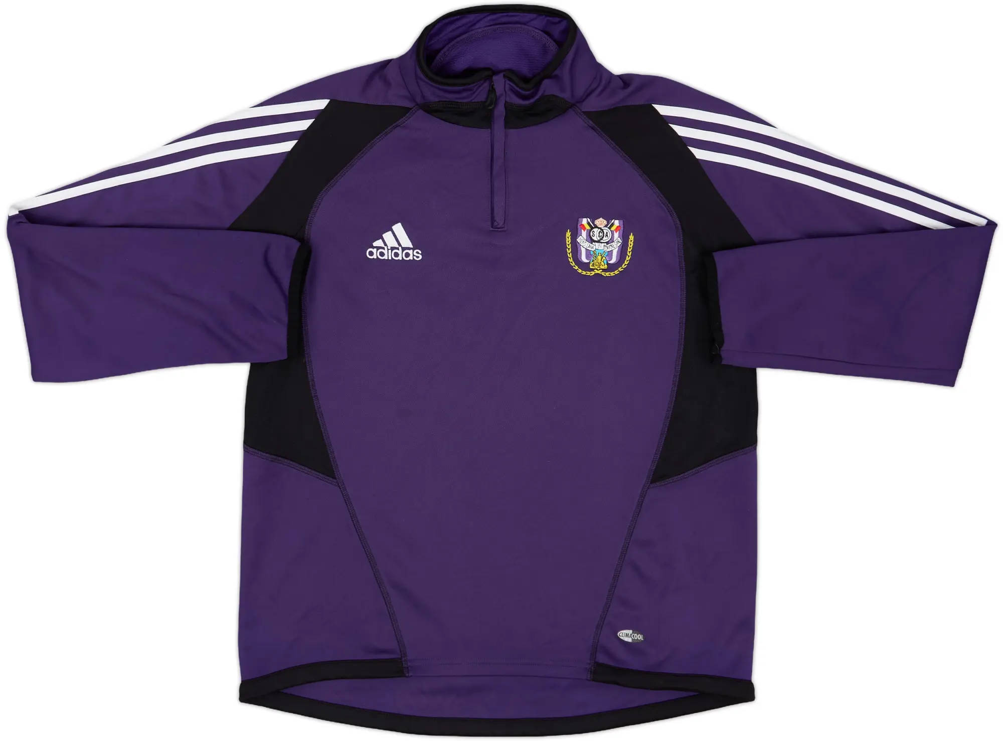 2005-06 Anderlecht adidas 1/4 Zip Drill Top - 8/10 - (M/L)
