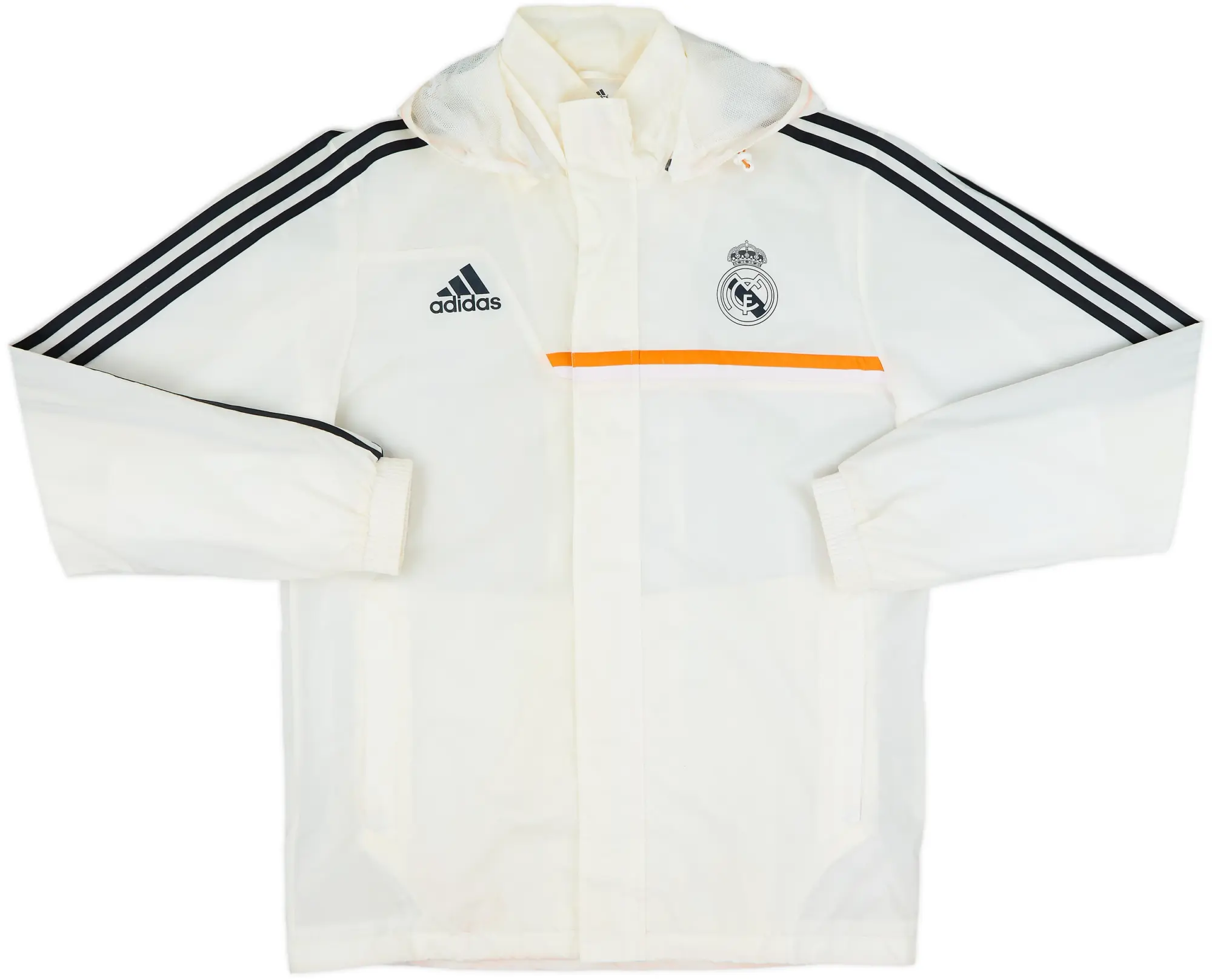 2013-14 Real Madrid adidas Hooded Track Jacket - 10/10 - (M)