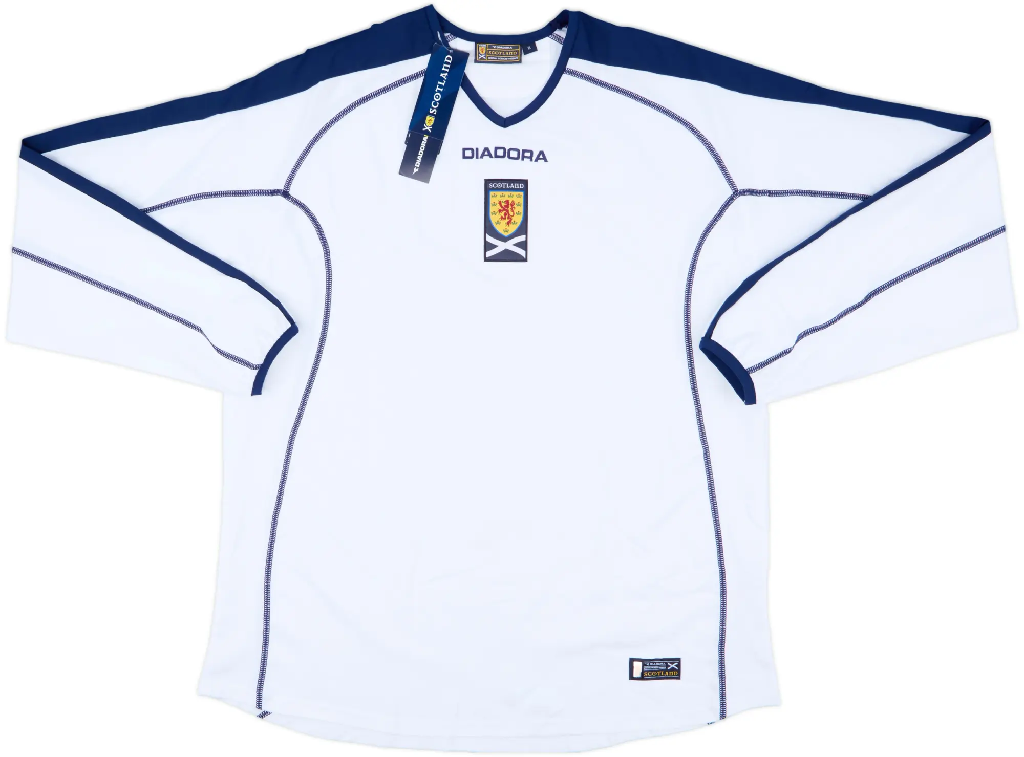 Diadora Scotland Mens LS Away Shirt 2003