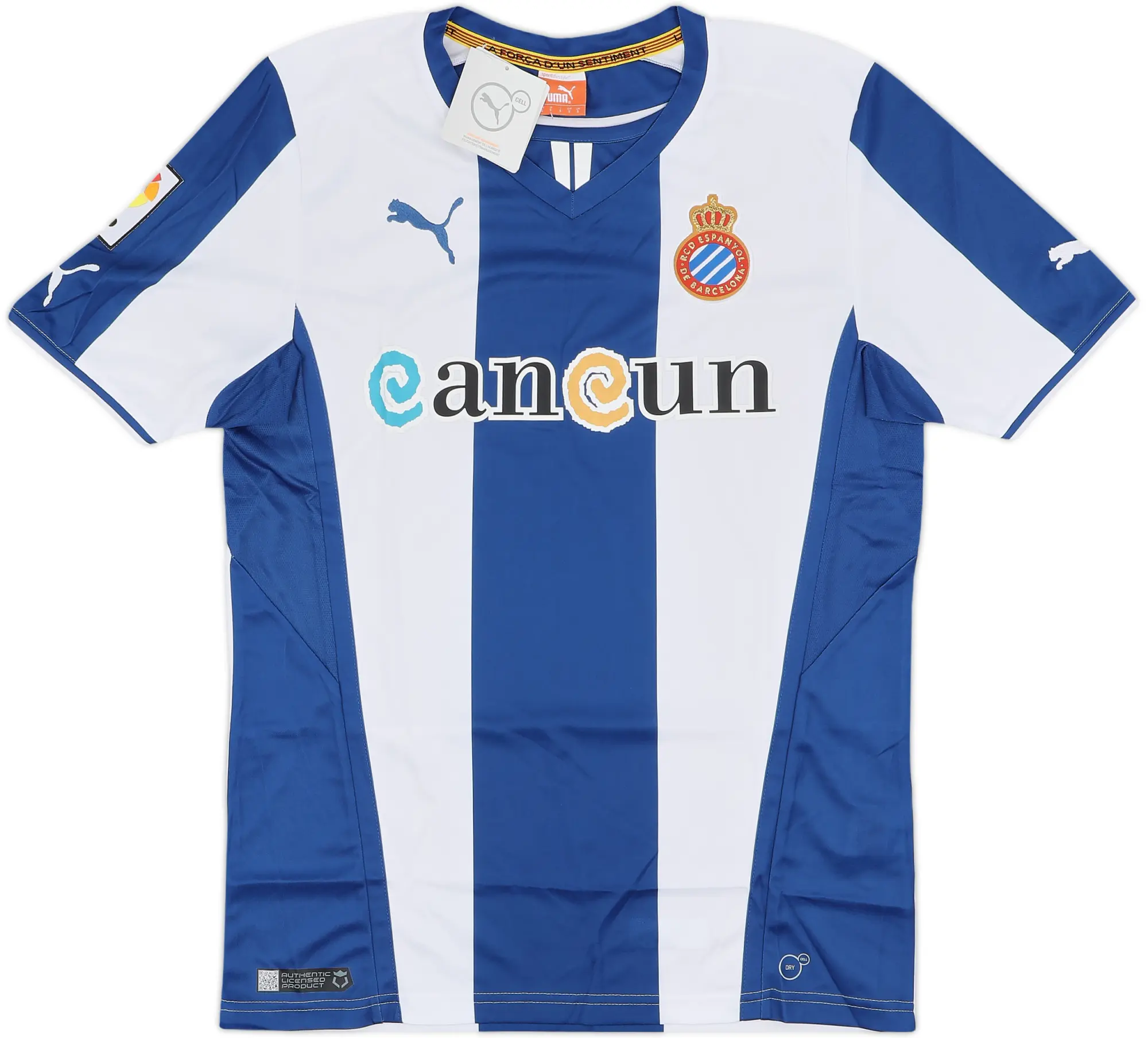 2013-14 Espanyol Home Shirt (S)