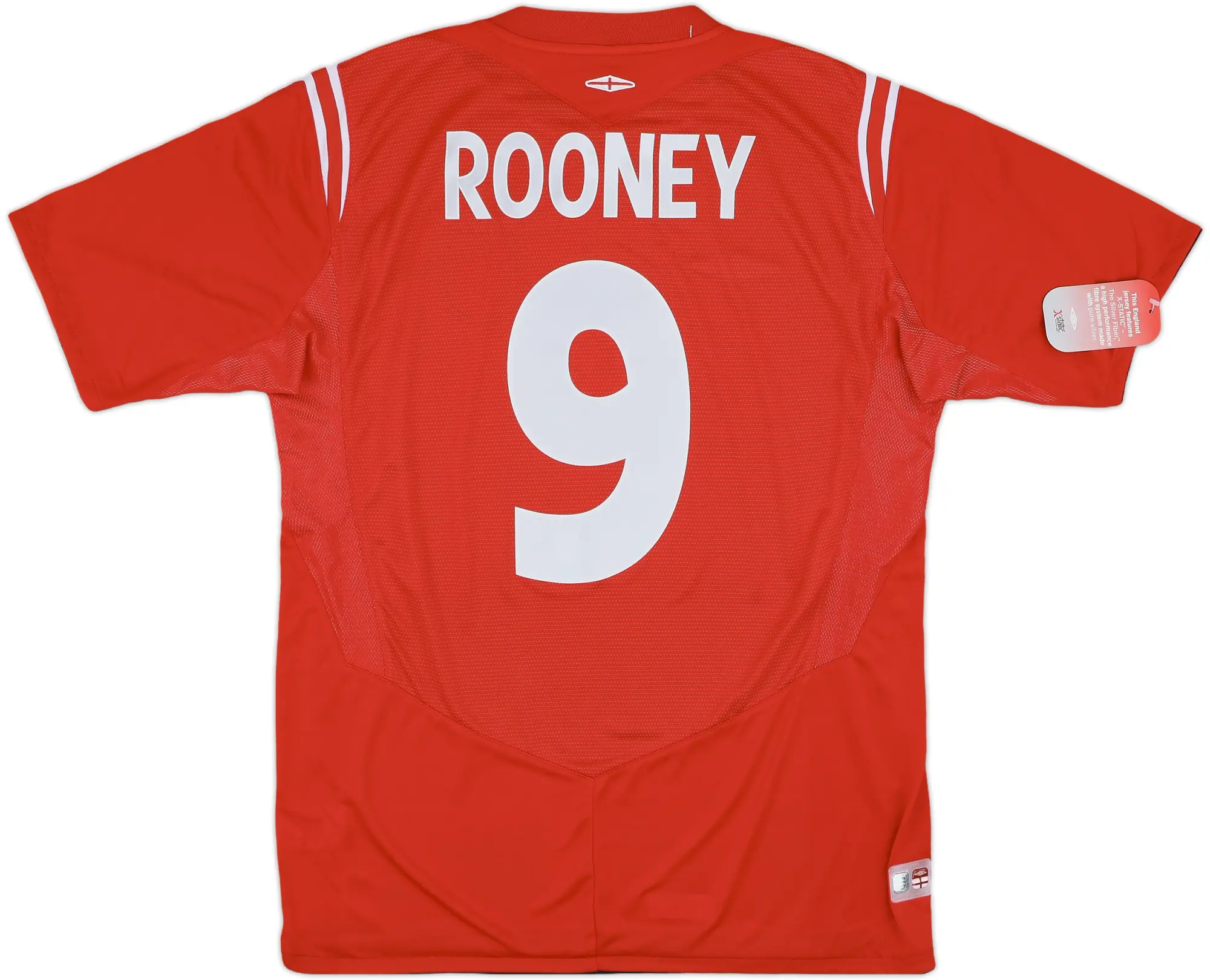 2004-06 England Away Shirt Rooney #9 (L)