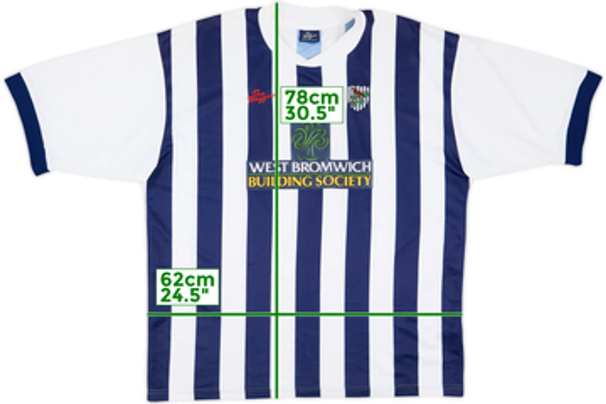 Home West Bromwich Albion Mens SS Home Shirt 2002/03