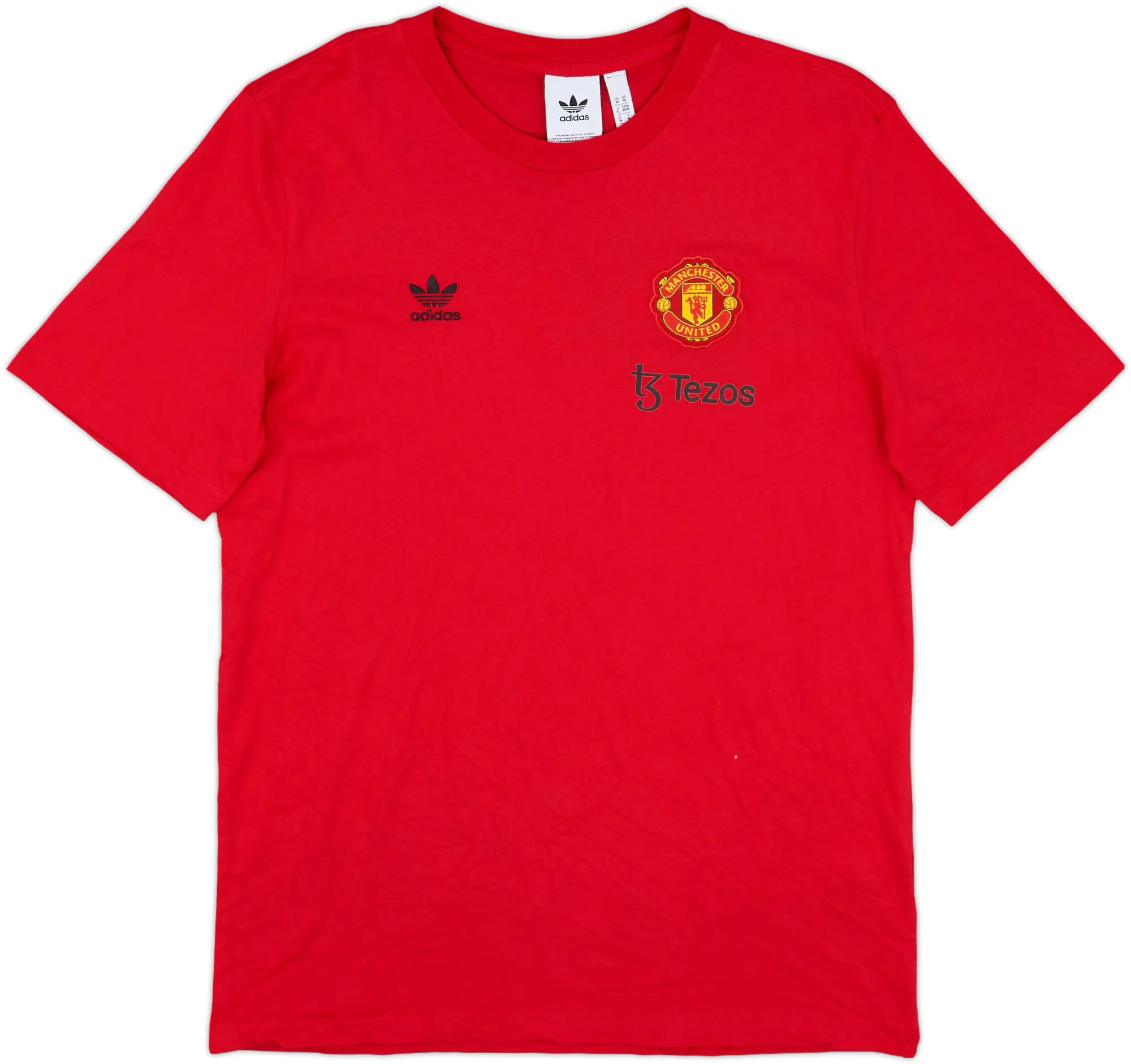 2022-23 Manchester United adidas Cotton Tee - 10/10 - (M)