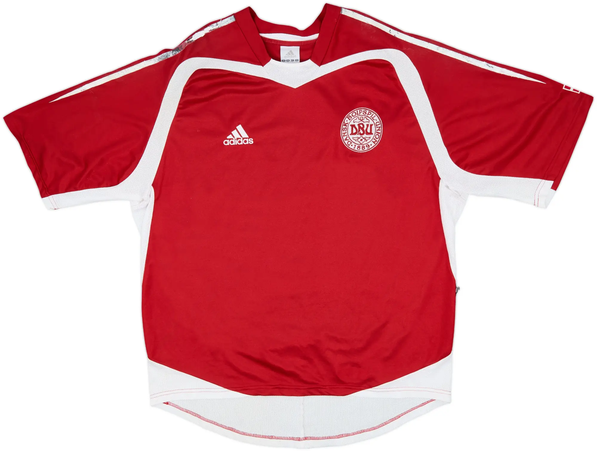 adidas Denmark Mens SS Home Shirt 2004