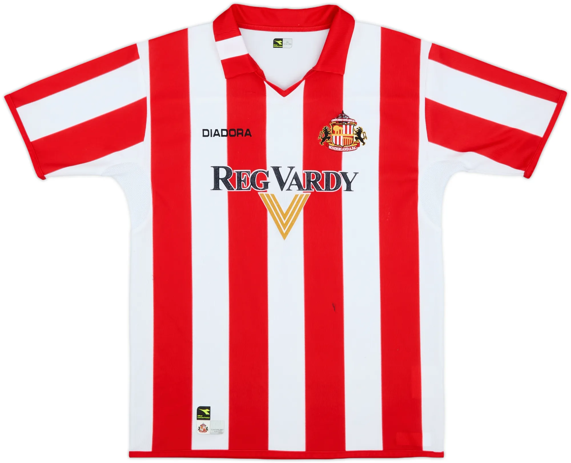 Diadora Sunderland Boys SS Home Shirt 2004/05