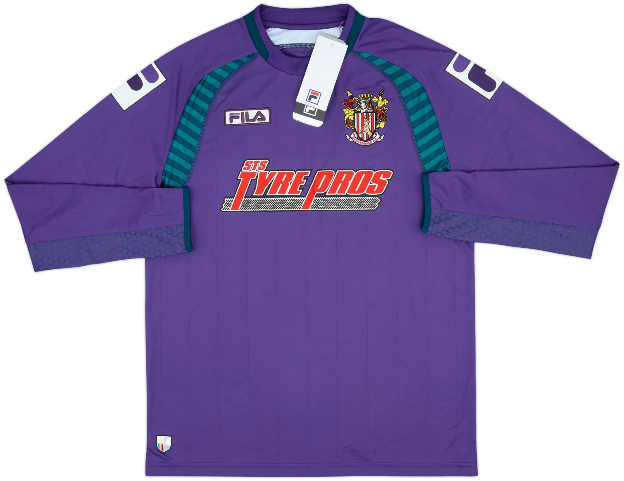 Fila Stevenage Mens LS Goalkeeper Home Shirt 2014/15