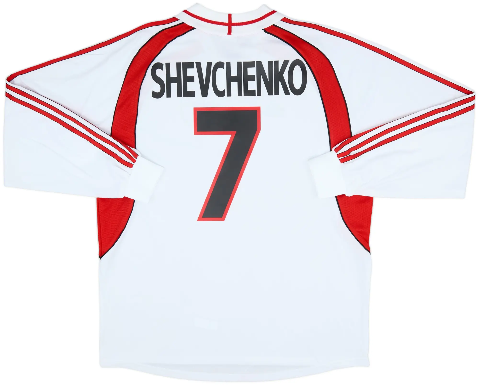 2000-02 AC Milan Player Issue Away L/S Shirt Shevchenko #7 (XL)