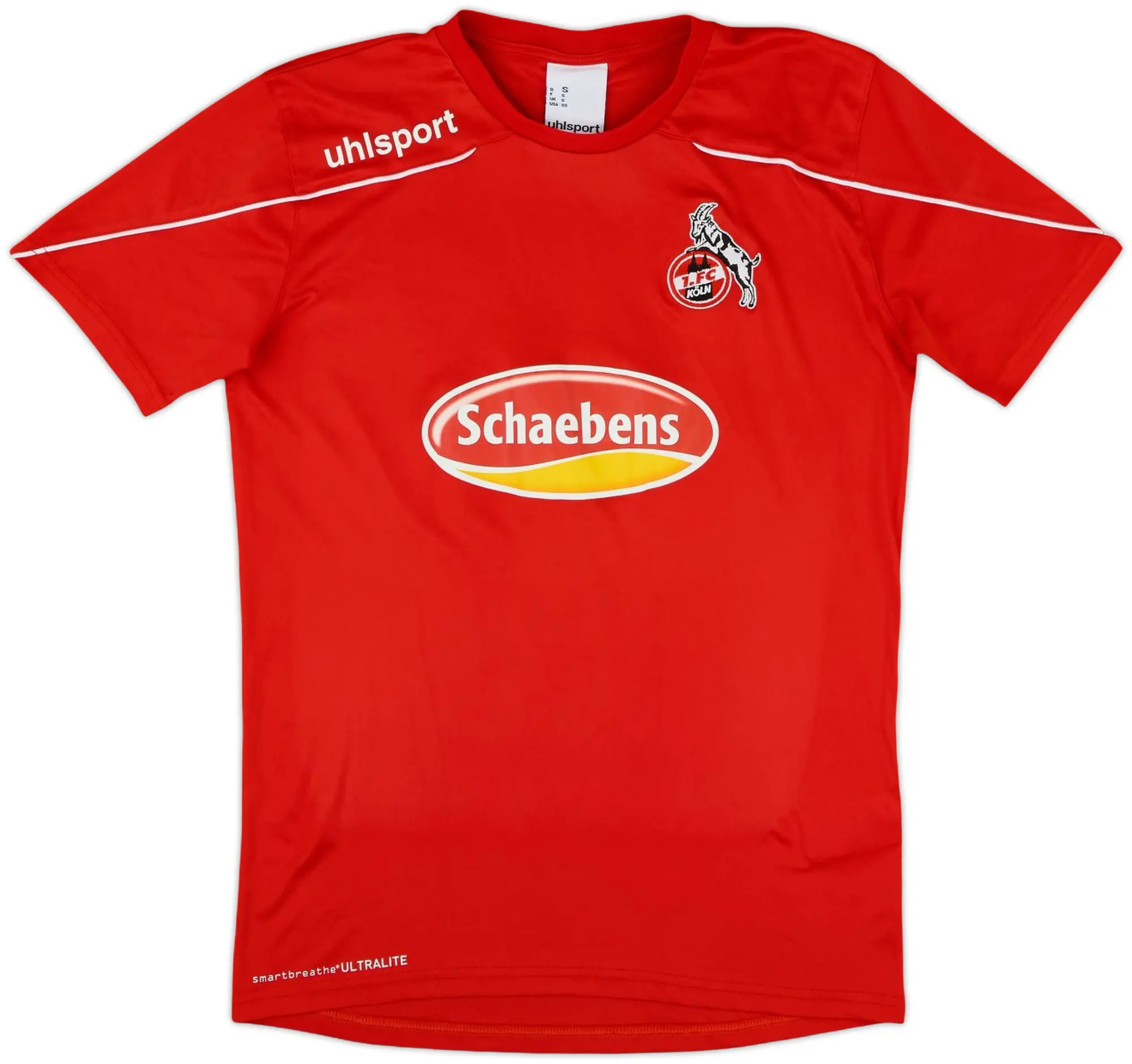 uhlsport FC Koln Mens SS Home Shirt 2018/19