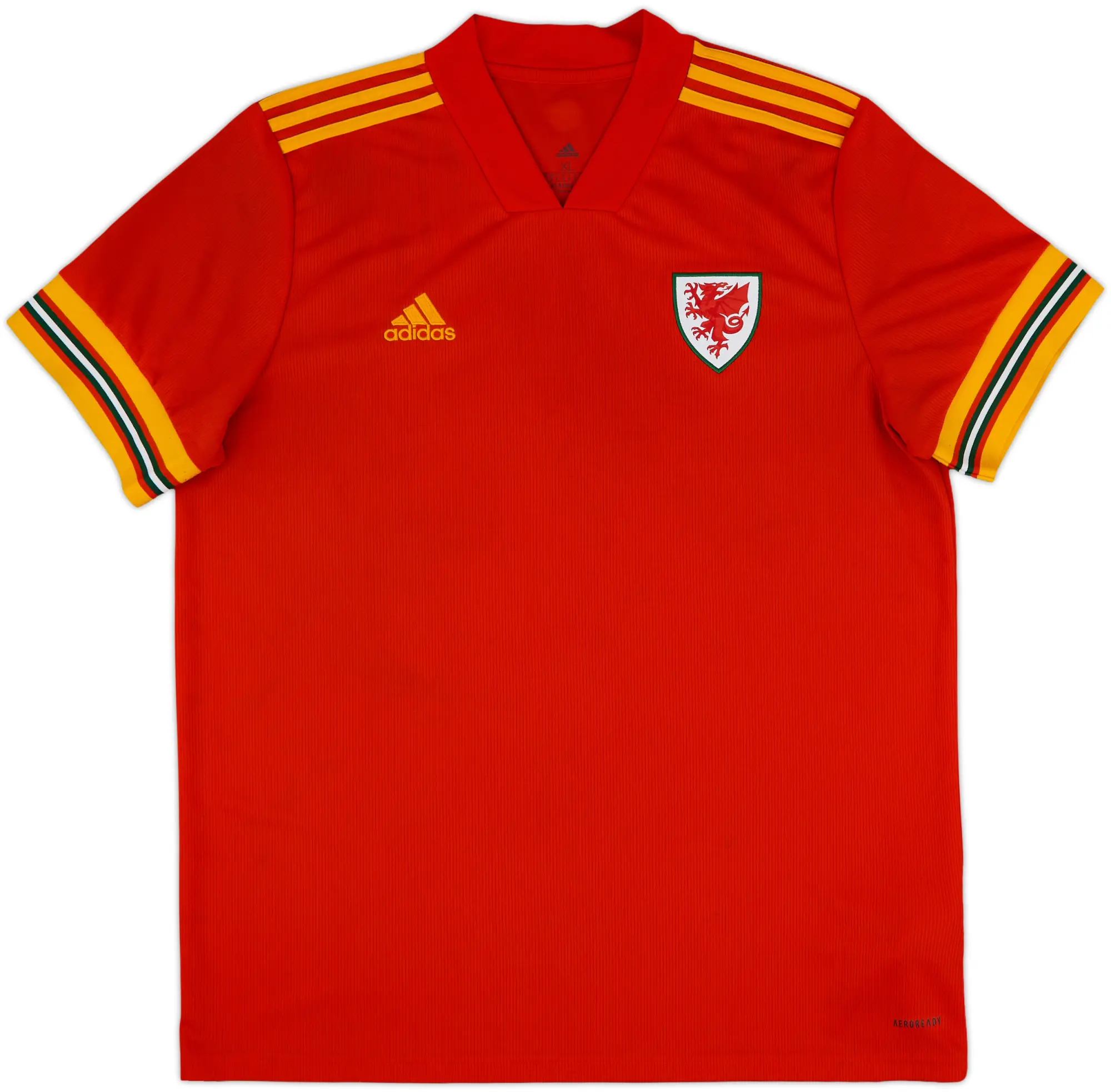 2020-21 Wales Home Shirt - 8/10 - (XL)