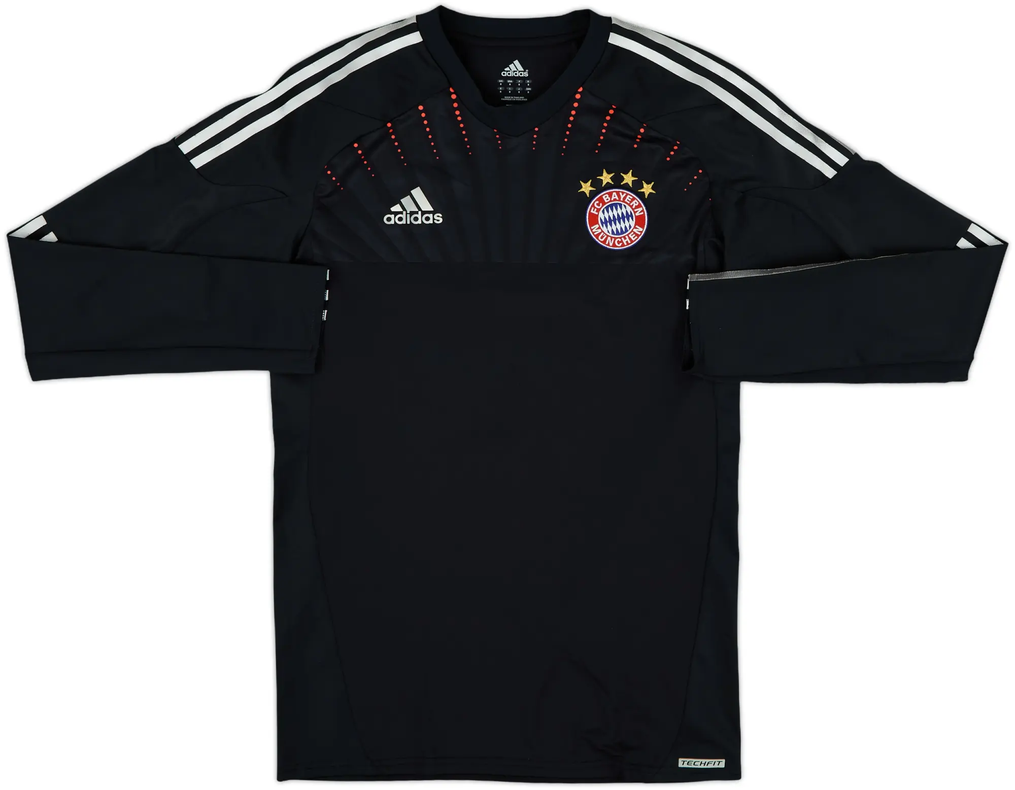 2012-13 Bayern Munich Player Issue Techfit Third L/S Shirt - 10/10 - (L)
