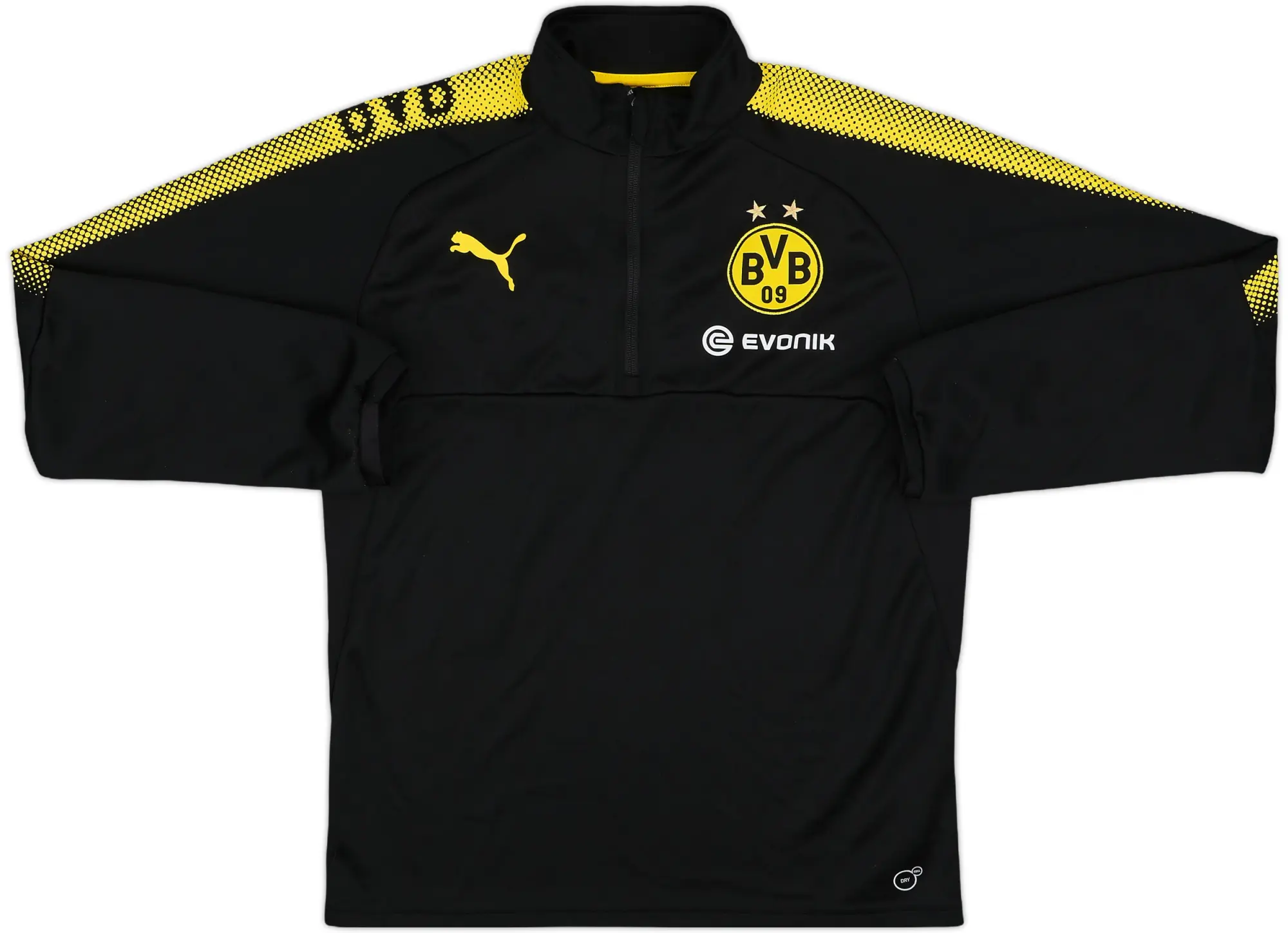 2016-17 Borussia Dortmund Puma 1/4 Zip Drill Top - 8/10 - (XL.Boys)