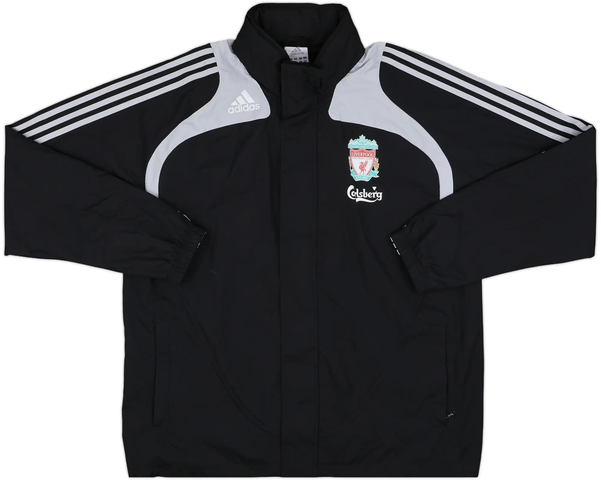 2008-09 Liverpool adidas Rain Jacket - 7/10 - (L/XL)
