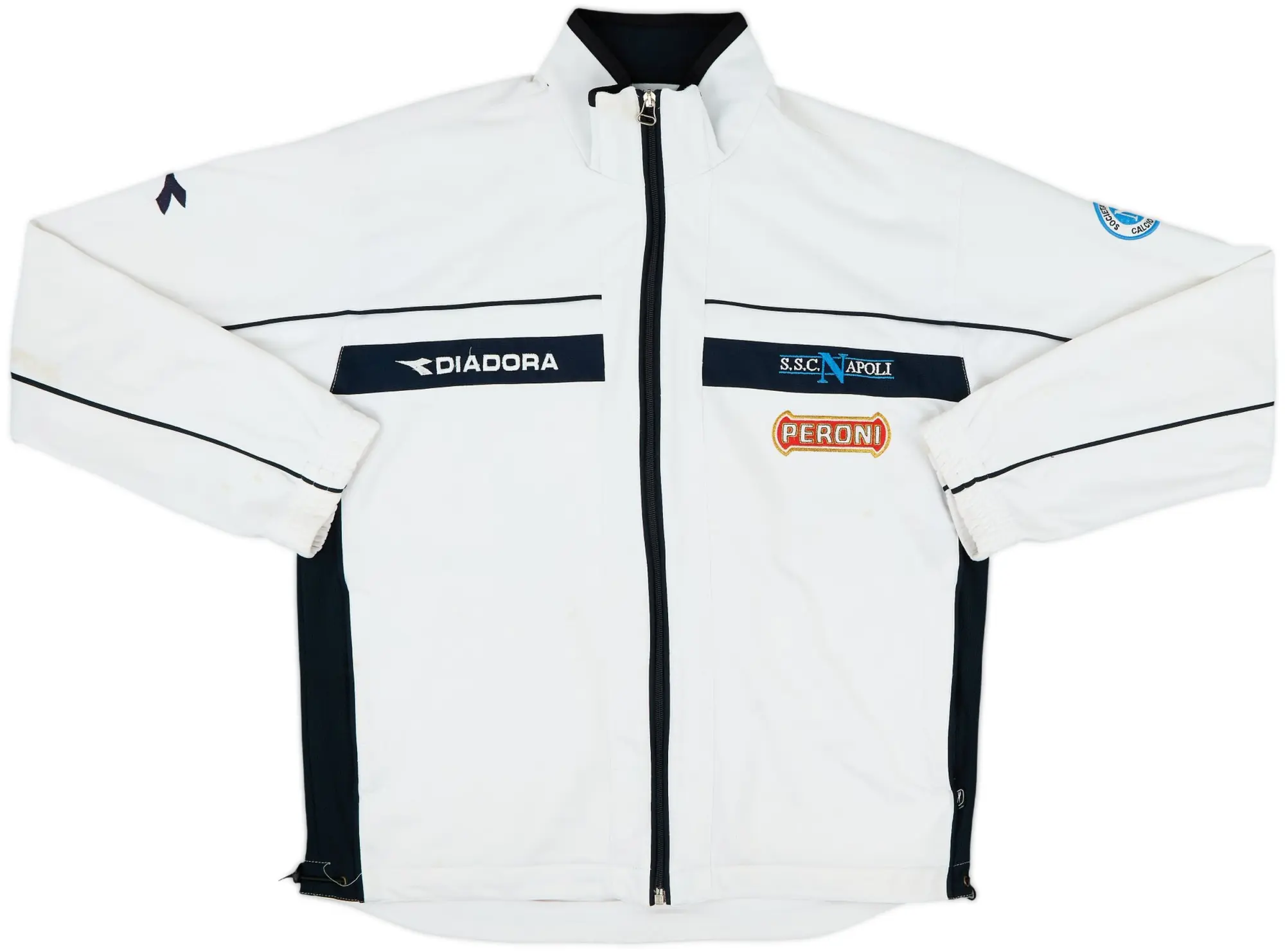 2001-02 Napoli Diadora Track Jacket - 8/10 - (XXL)