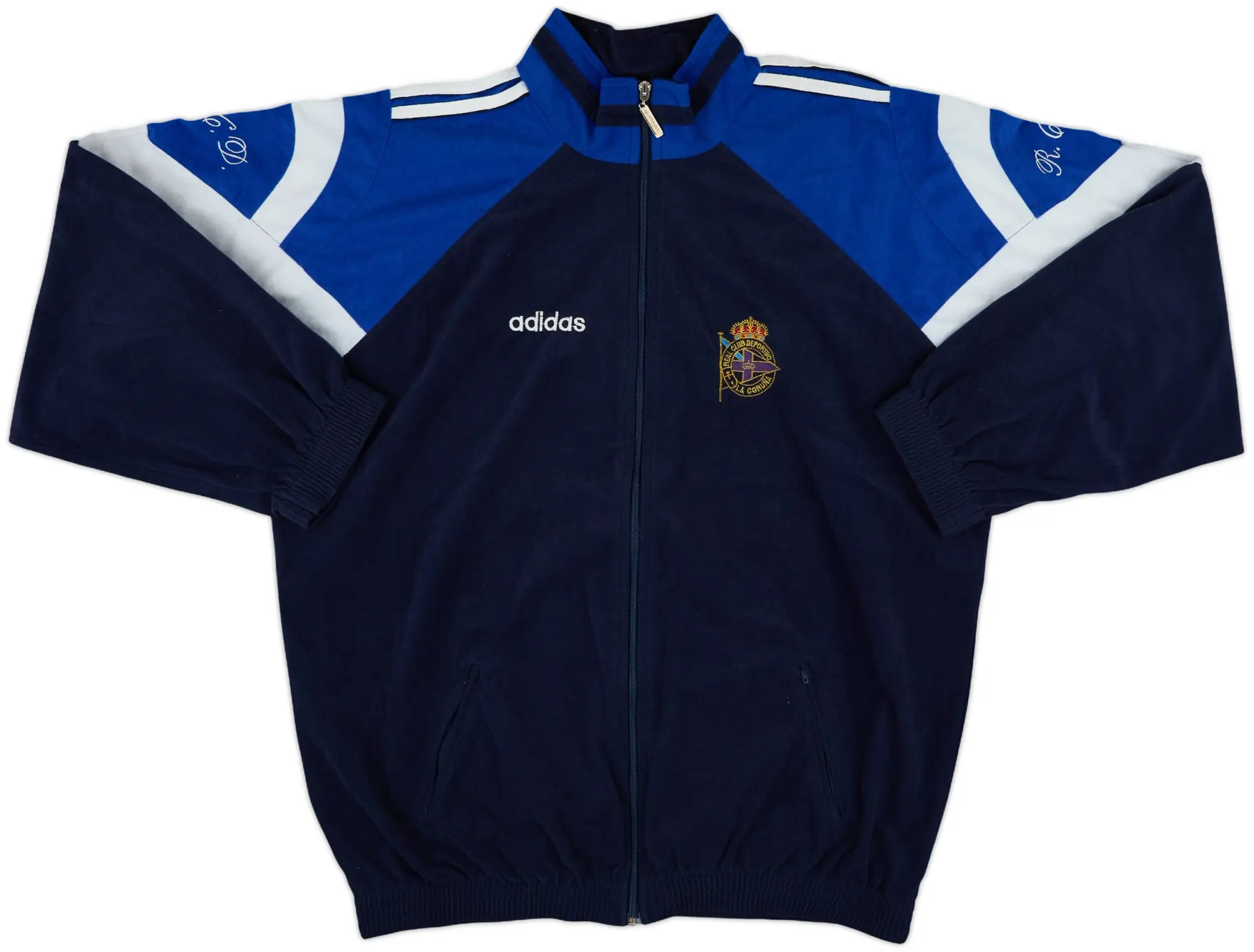 1997-98 Deportivo de La Coruna adidas Track Jacket - 8/10 - (XXL)