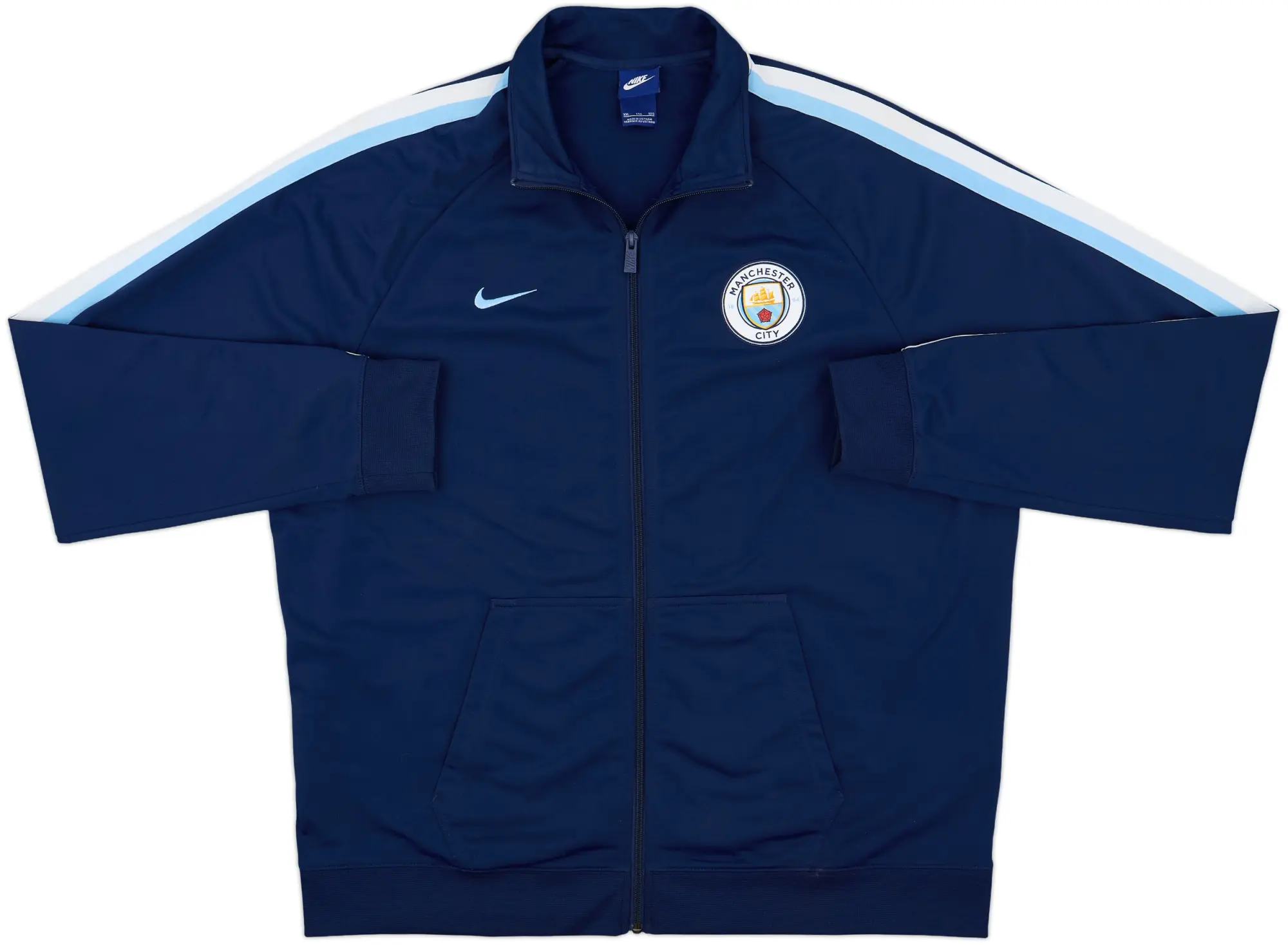 2018-19 Manchester City Nike 1/4 Zip Training Top - 5/10 - (S)