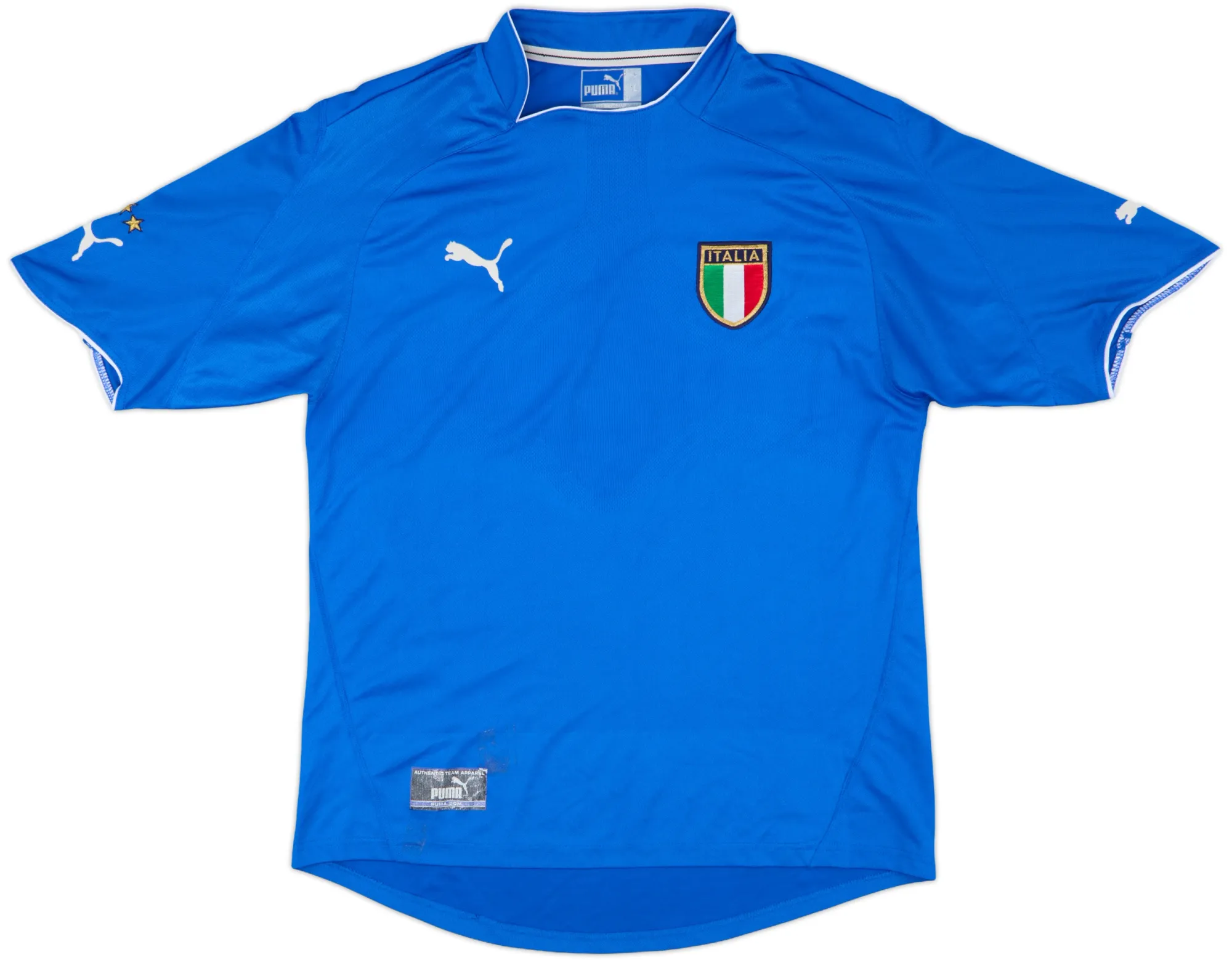Puma Italy Mens SS Home Shirt 2003