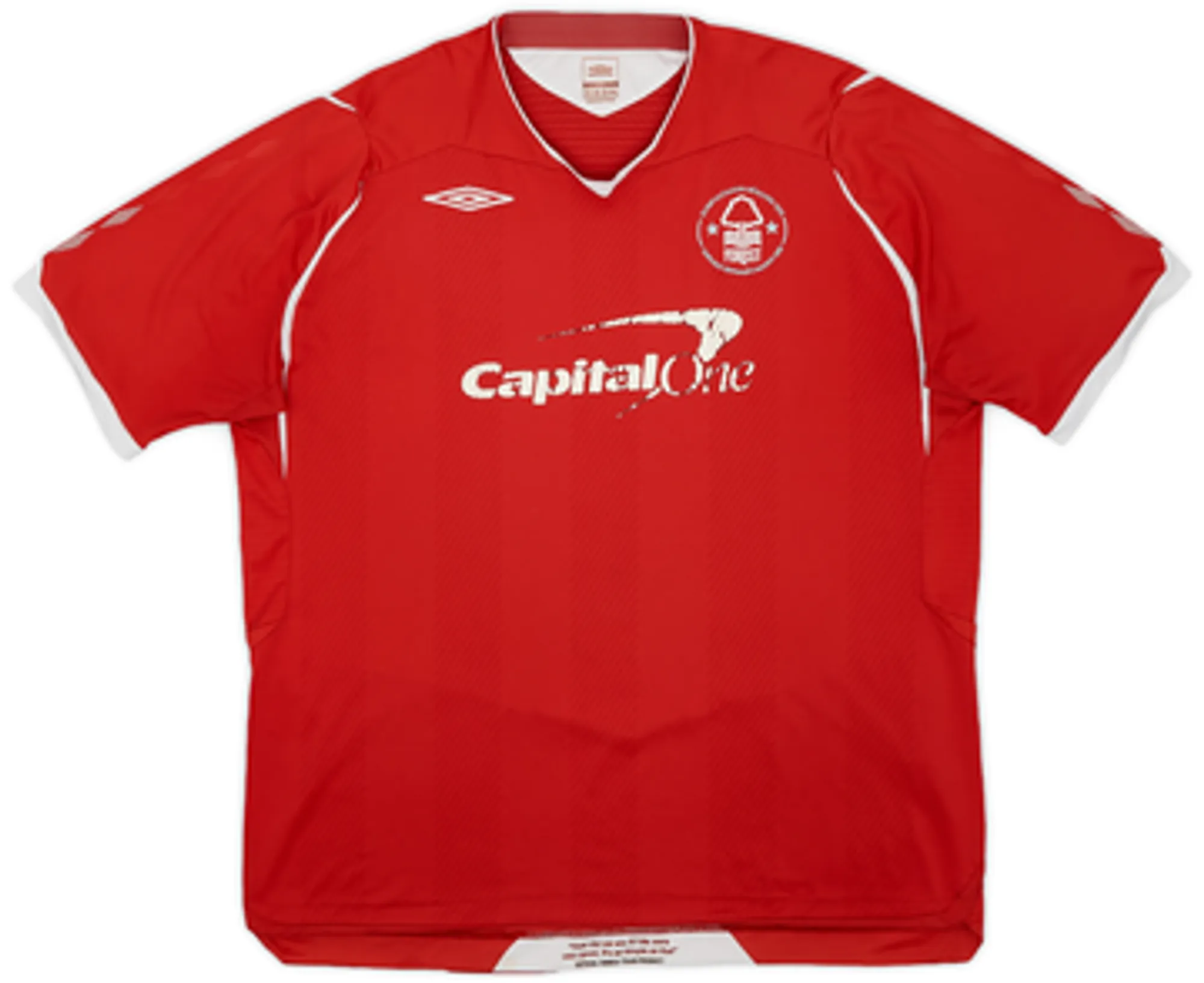 Umbro Nottingham Forest Mens SS Home Shirt 2008/09