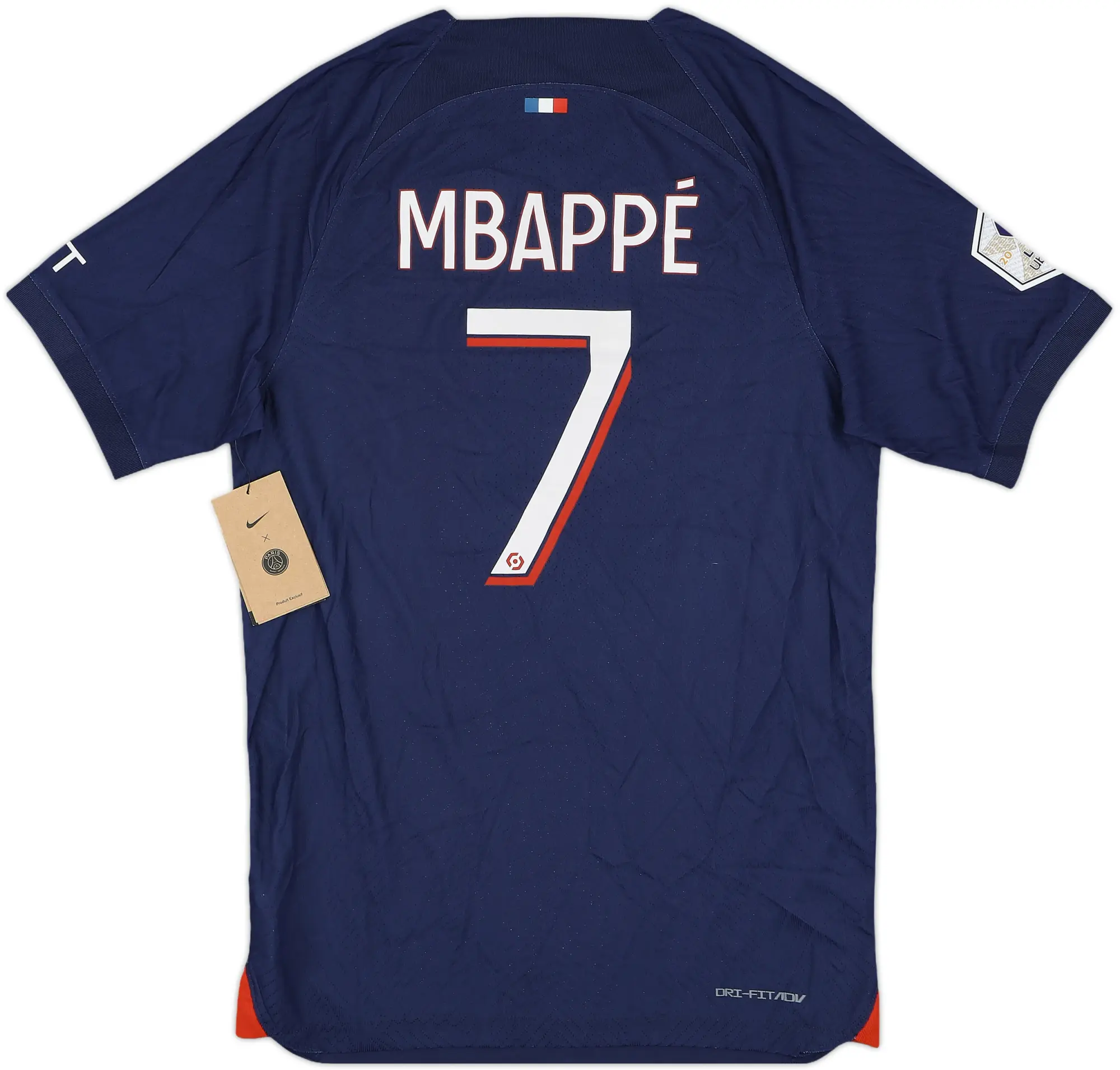 2023-24 Paris Saint-Germain Authentic Home Shirt Mbappe #7 (S)