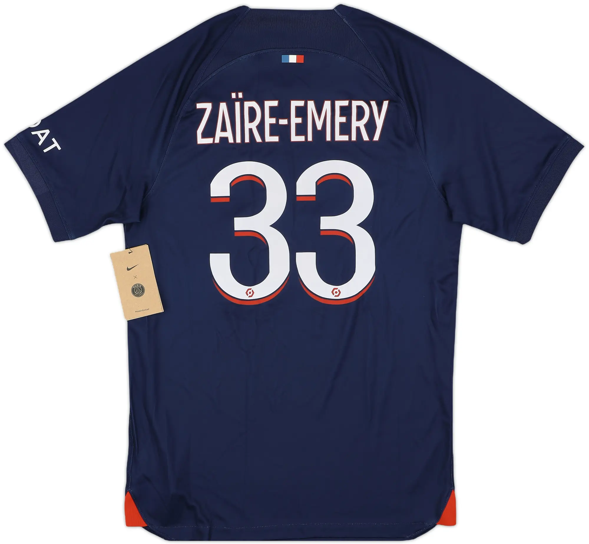 2023-24 Paris Saint-Germain Home Shirt Zaire-Emery #33 (S)