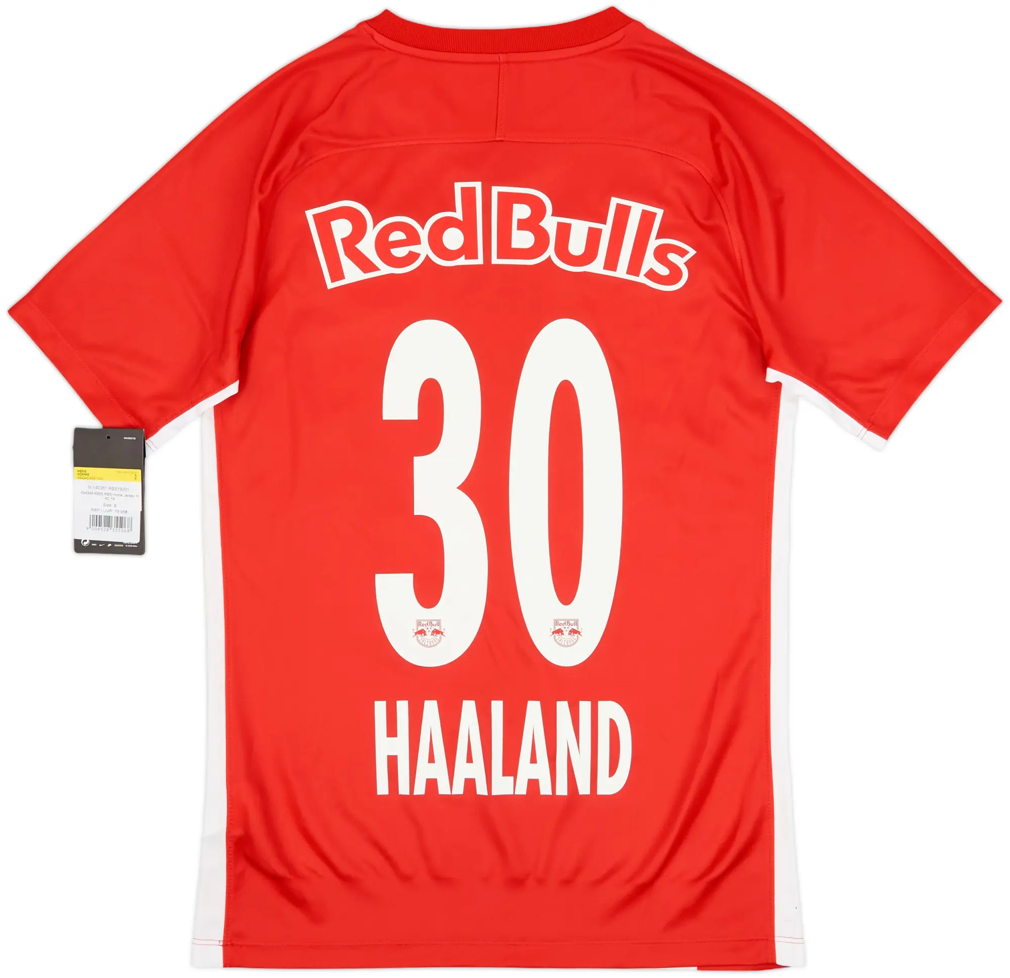2019-20 Red Bull Salzburg Home Shirt Haaland #30 (S)