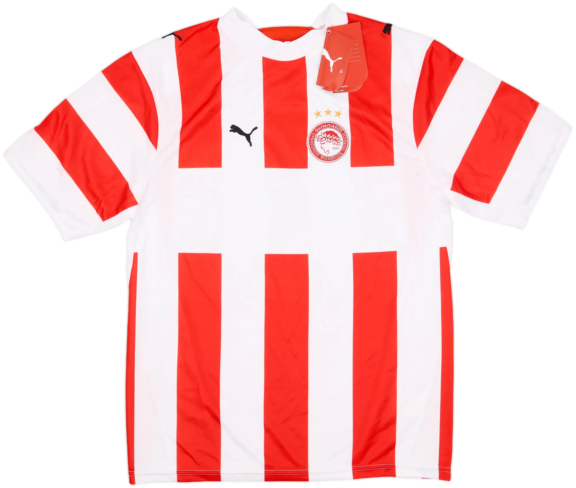 Puma Olympiacos Mens SS Home Shirt 2006/07