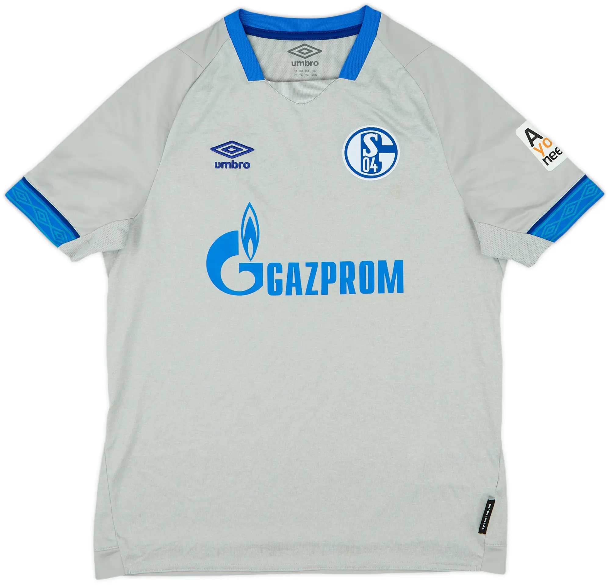 Umbro Schalke 04 Boys SS Away Shirt 2018/19