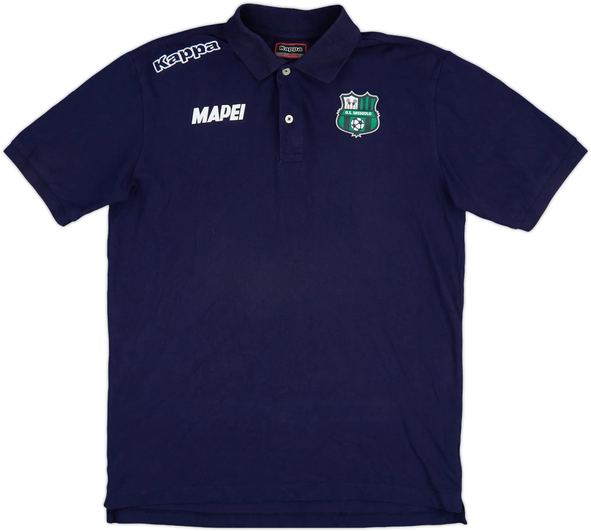 2018-19 Sassuolo Kappa Polo Shirt - 7/10 - (XL)