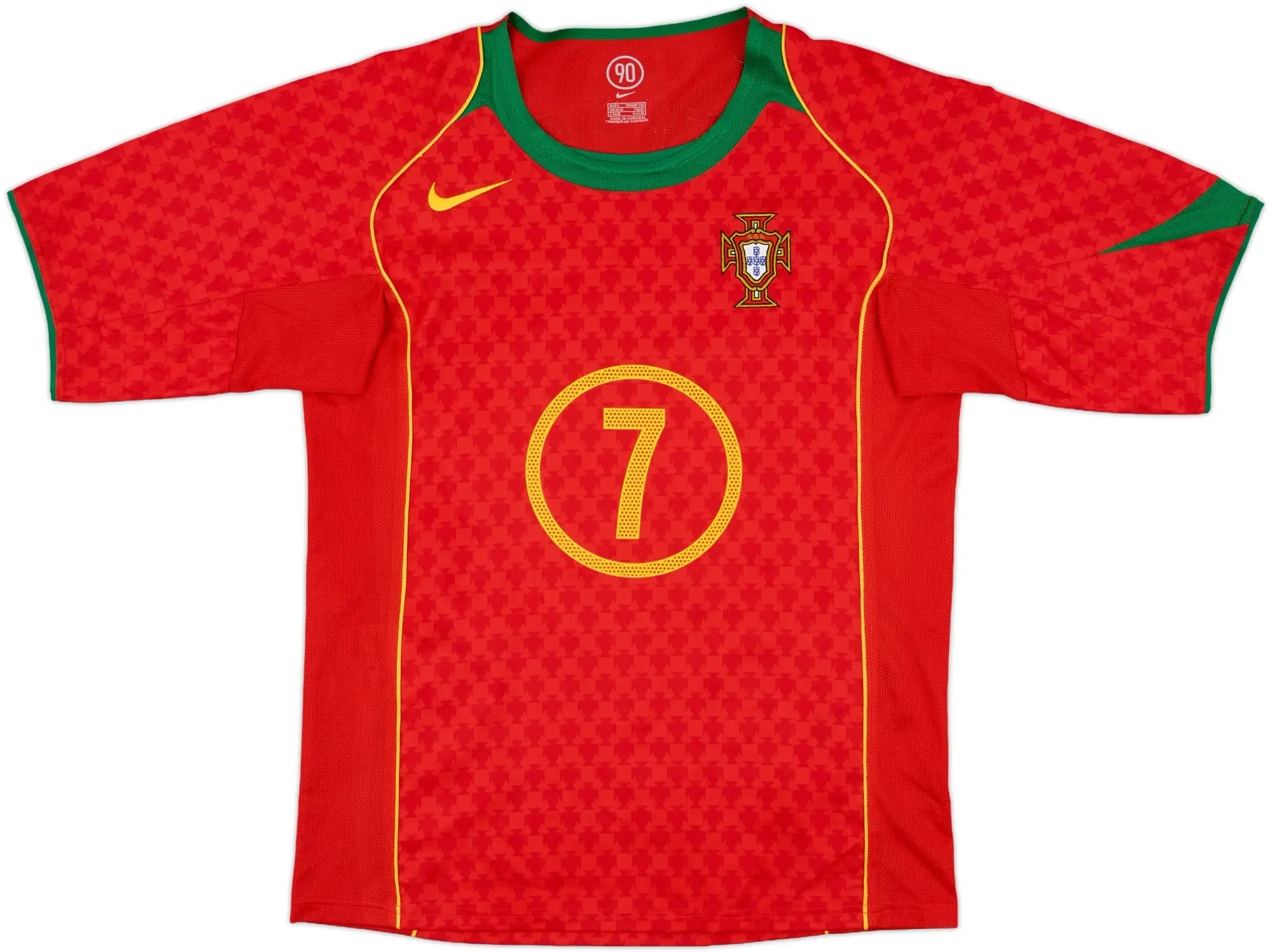 Nike Portugal Mens SS Home Shirt 2004
