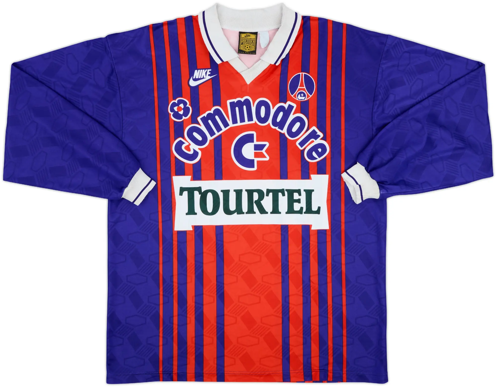 1993-94 Paris Saint-Germain Home L/S Shirt - 8/10 - (XL)