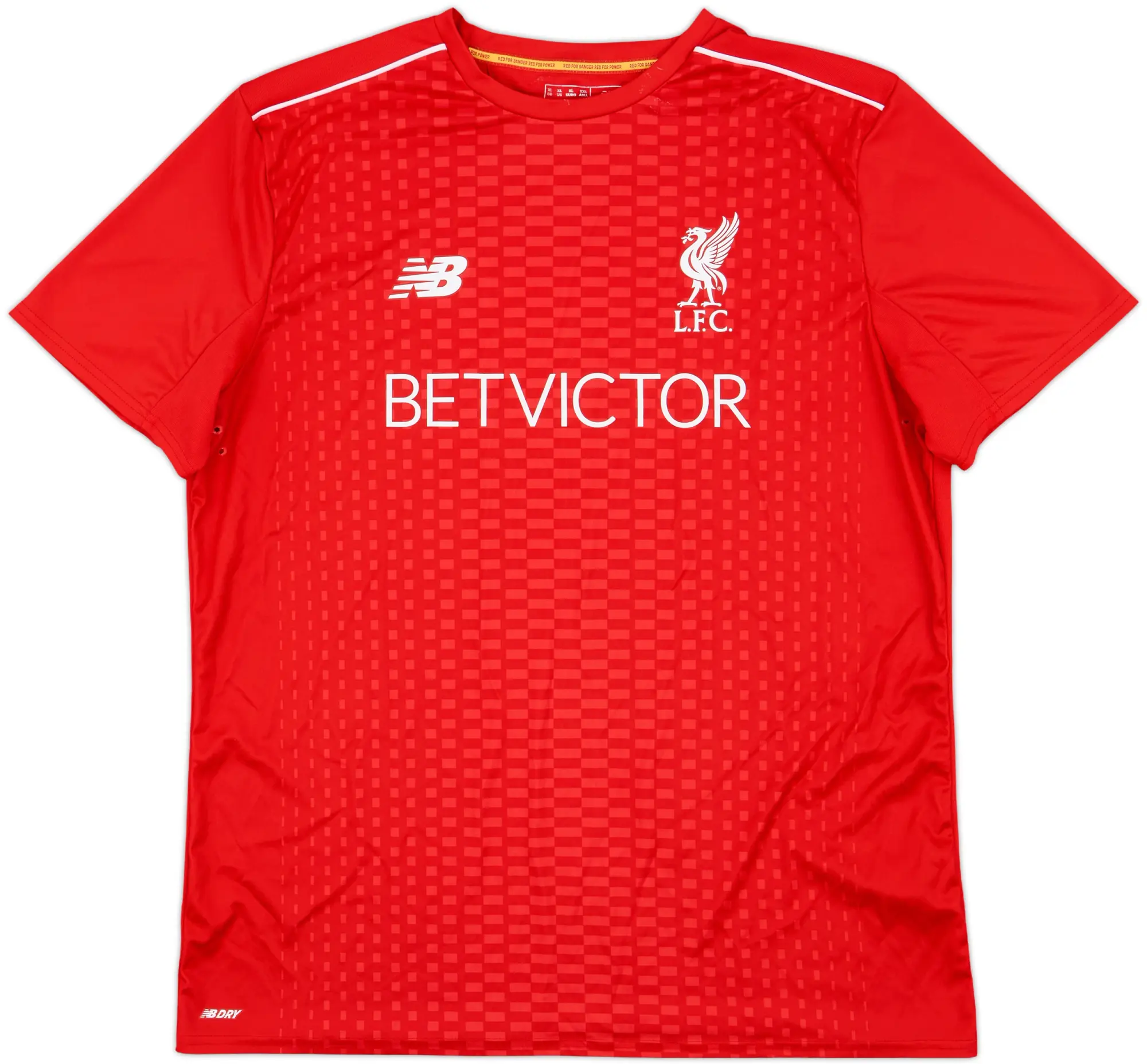 2016-17 Liverpool New Balance Pre-Match Training Shirt - 9/10 - (XL)