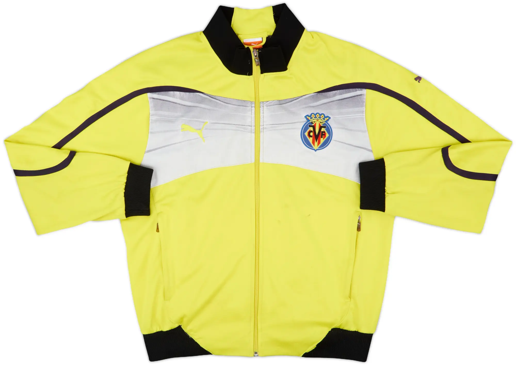 2010-11 Villarreal Puma Track Jacket - 5/10 - (L)