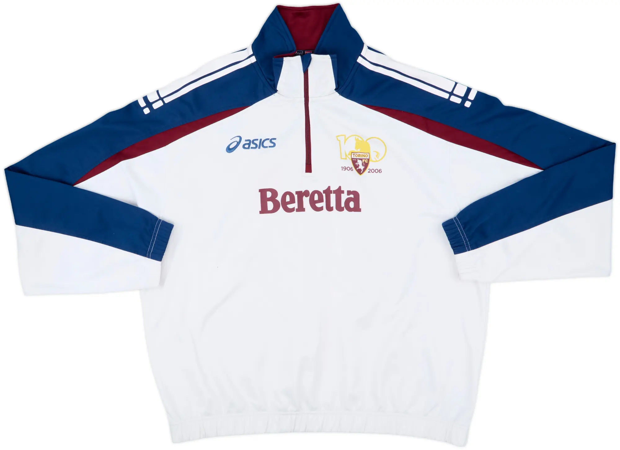 2005-06 Torino Asics 1/4 Zip Training Top - 7/10 - (XL)