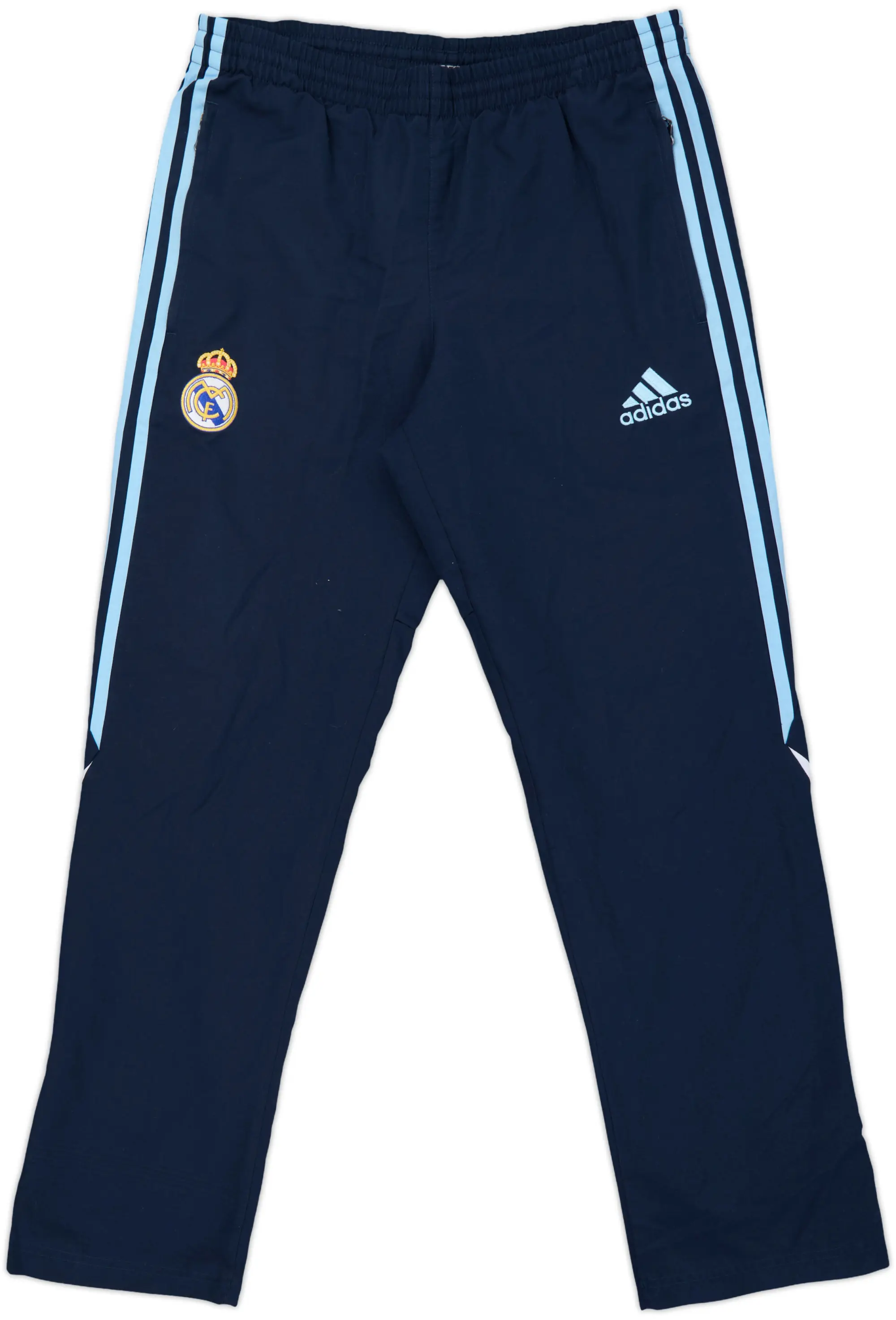 2009-10 Real Madrid adidas Track Pants/Bottoms - 9/10 - (XL.Boys)